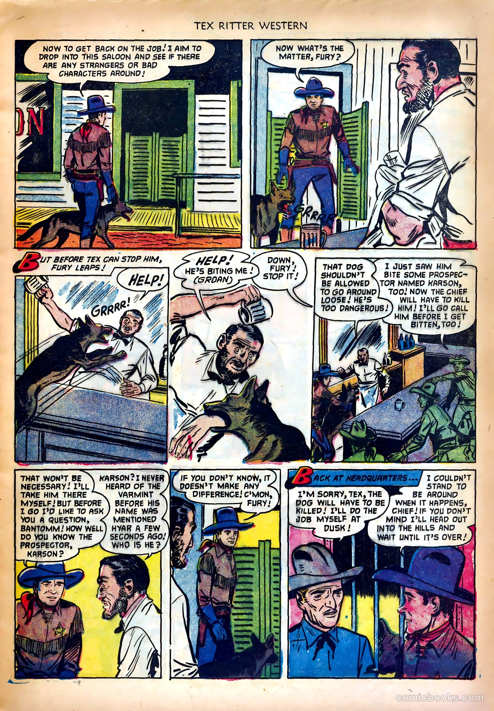 Tex Ritter Western #14 — page 7 of 36