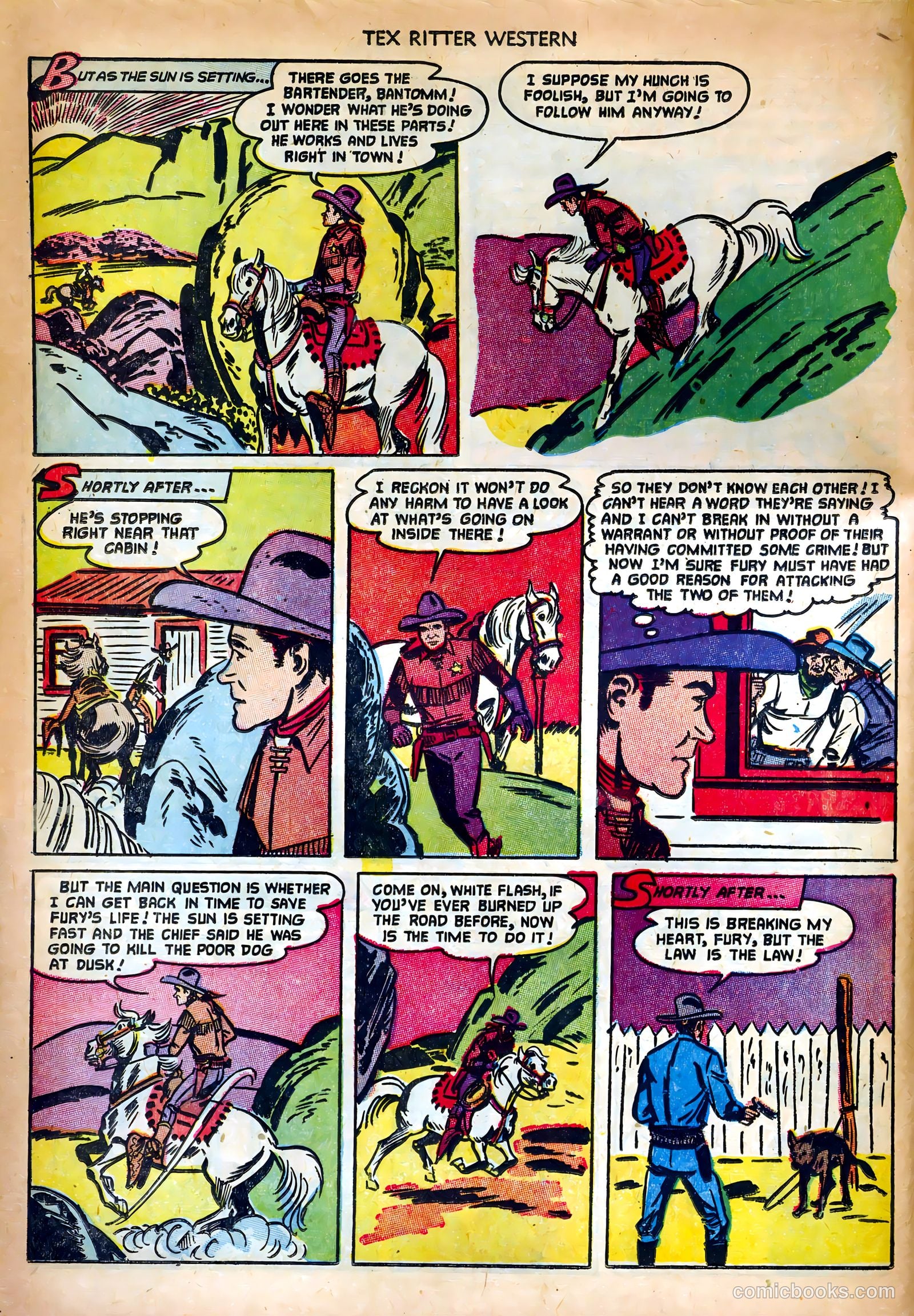 Tex Ritter Western #14 — page 8 of 36