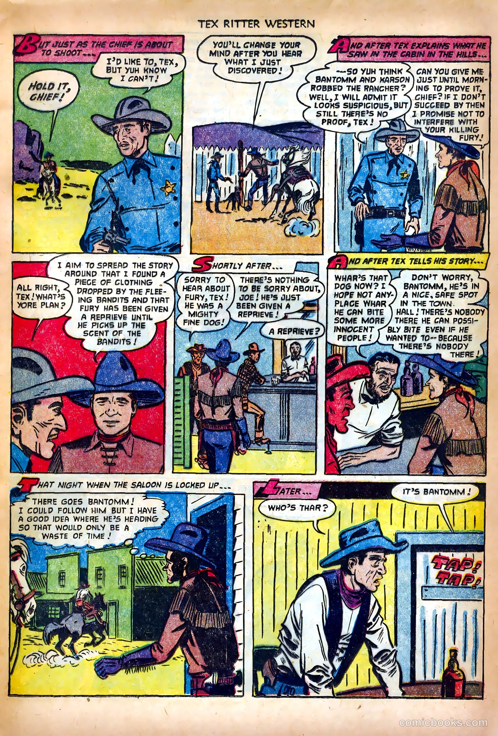 Tex Ritter Western #14 — page 9 of 36