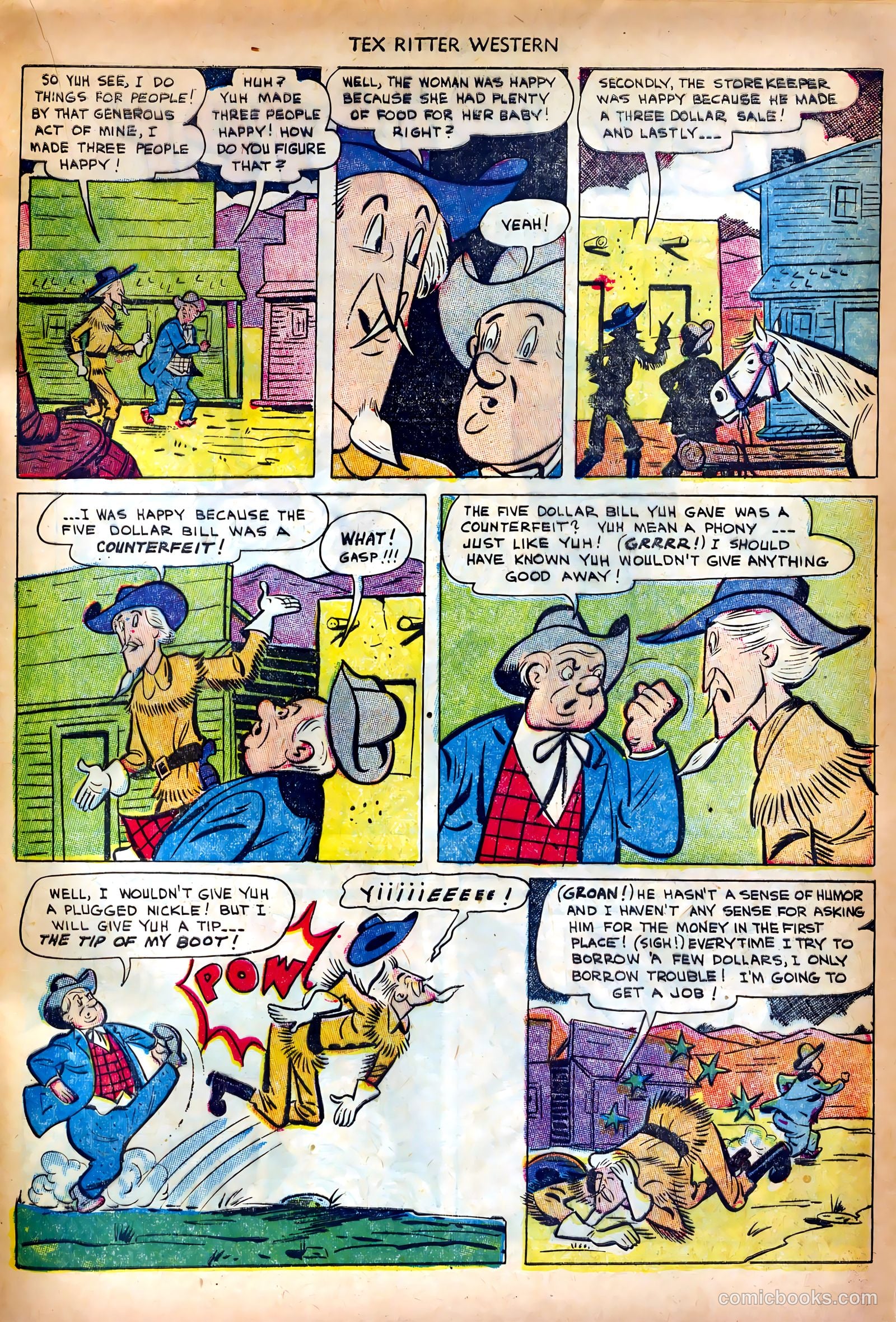 Tex Ritter Western #14 — page 17 of 36