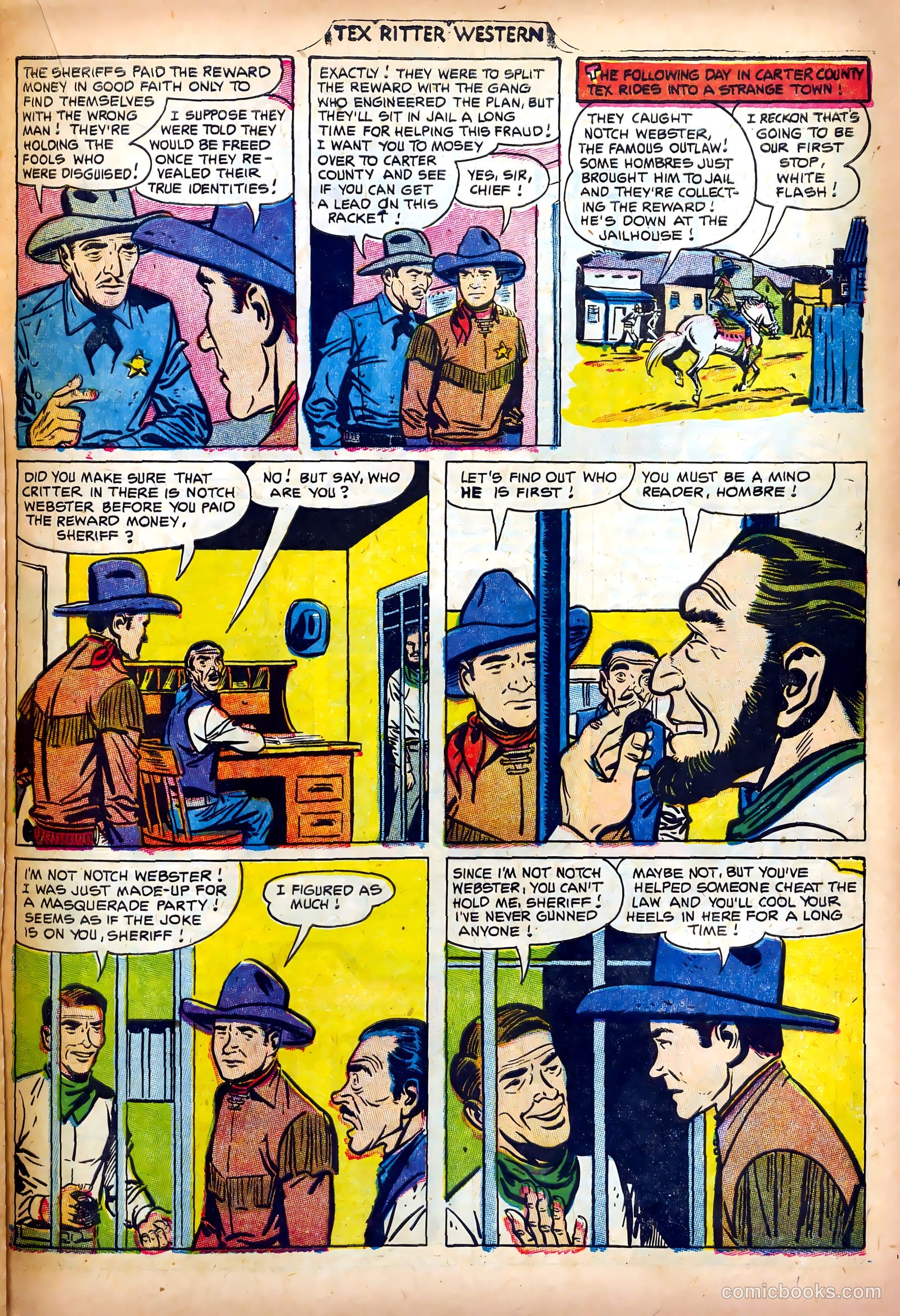 Tex Ritter Western #14 — page 21 of 36