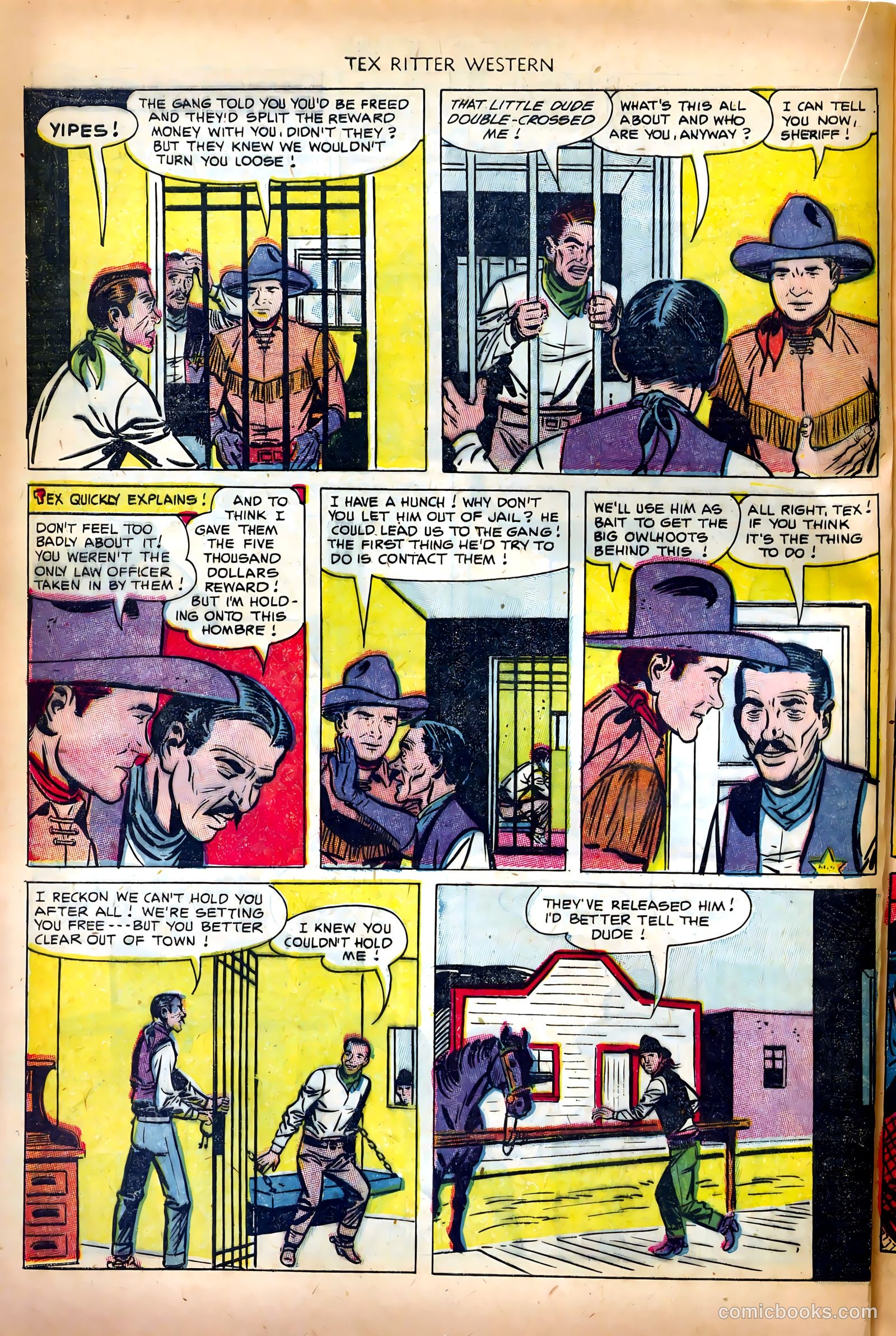 Tex Ritter Western #14 — page 22 of 36