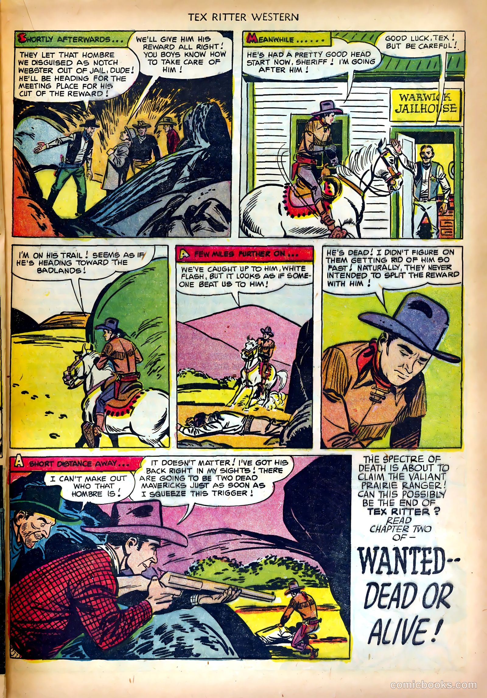 Tex Ritter Western #14 — page 23 of 36