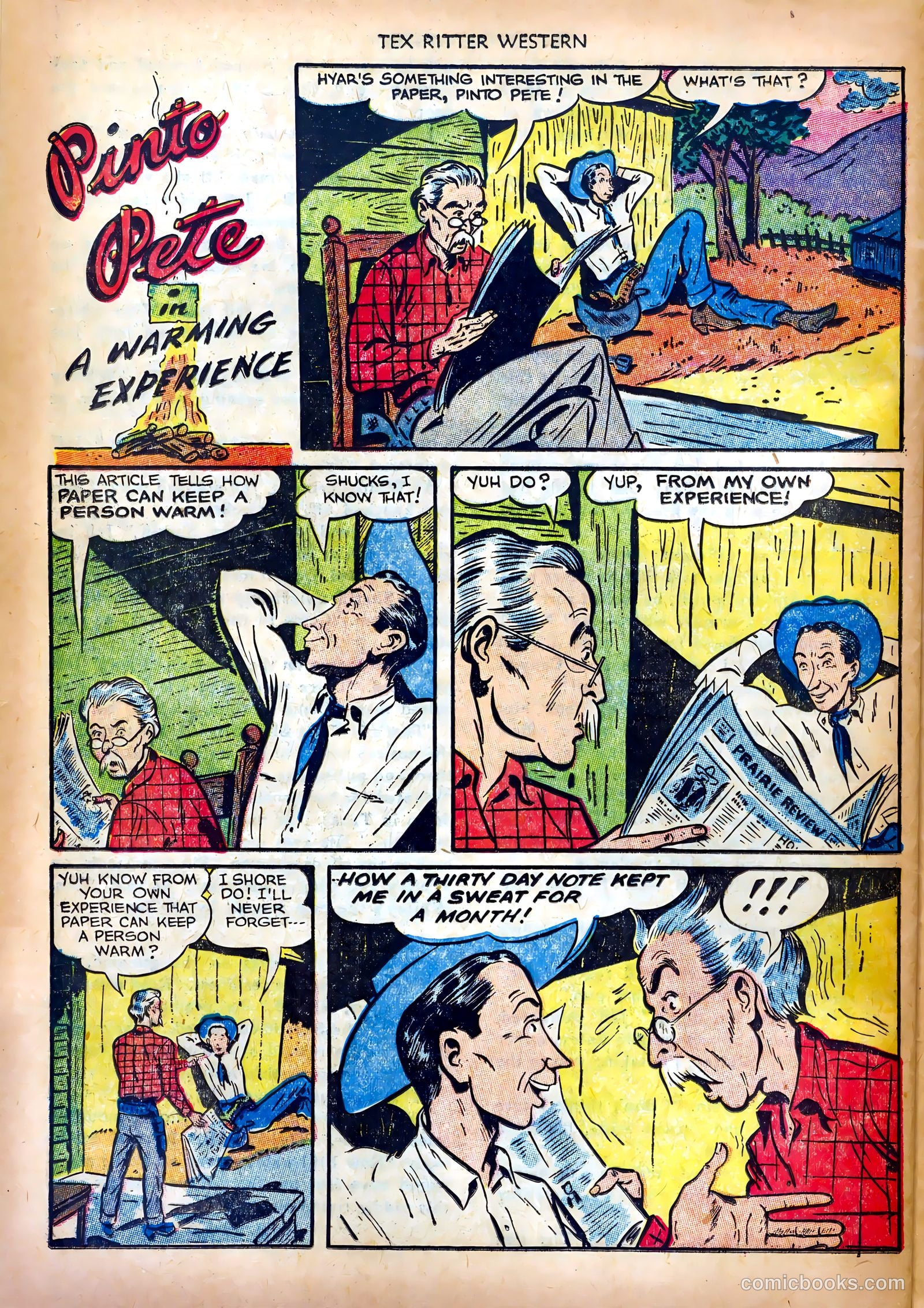 Tex Ritter Western #14 — page 28 of 36