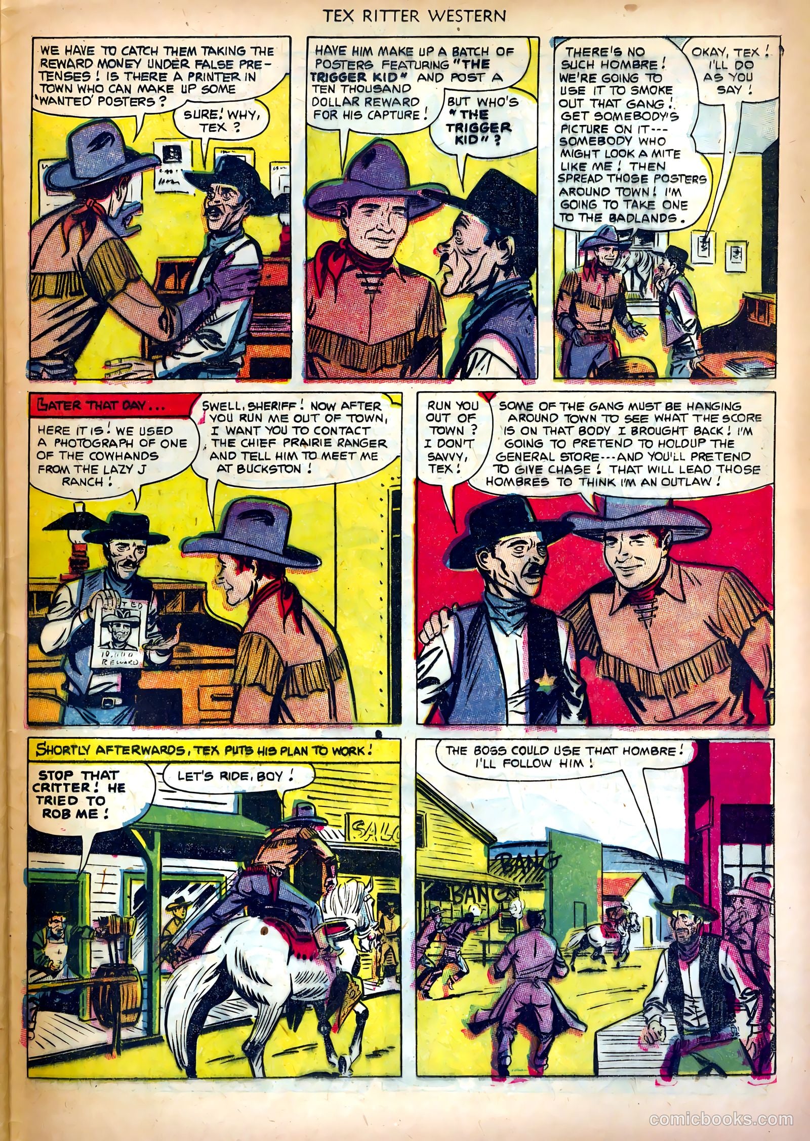 Tex Ritter Western #14 — page 31 of 36
