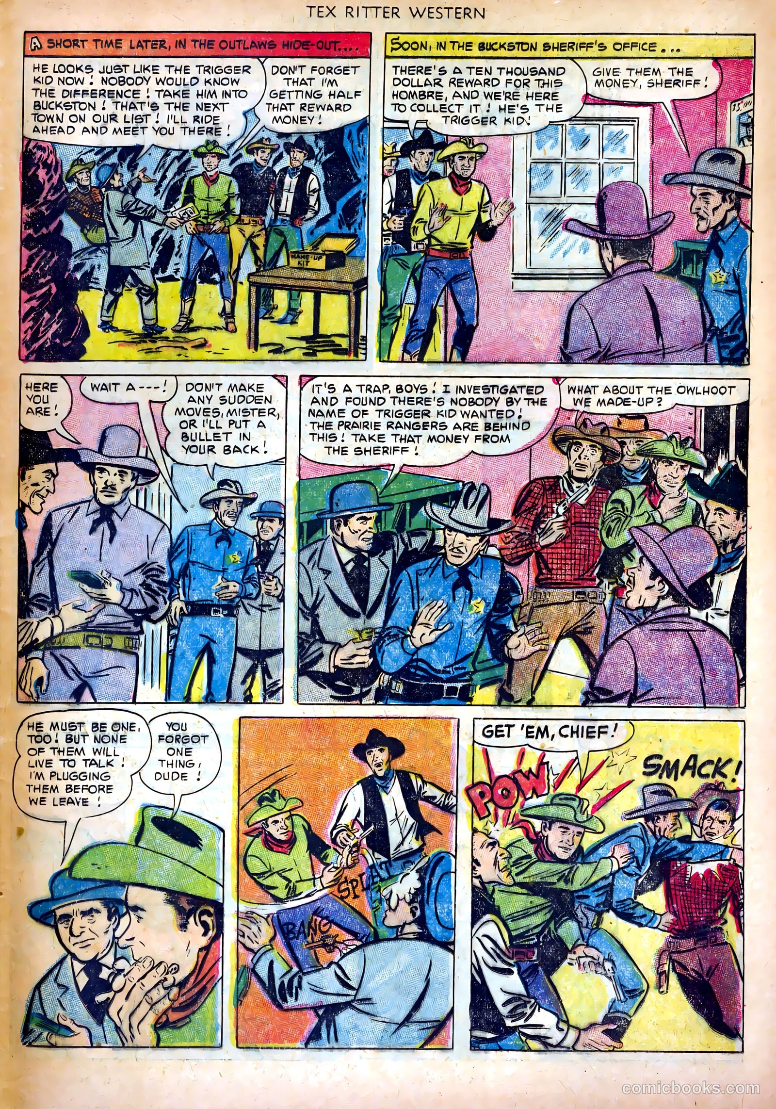 Tex Ritter Western #14 — page 33 of 36