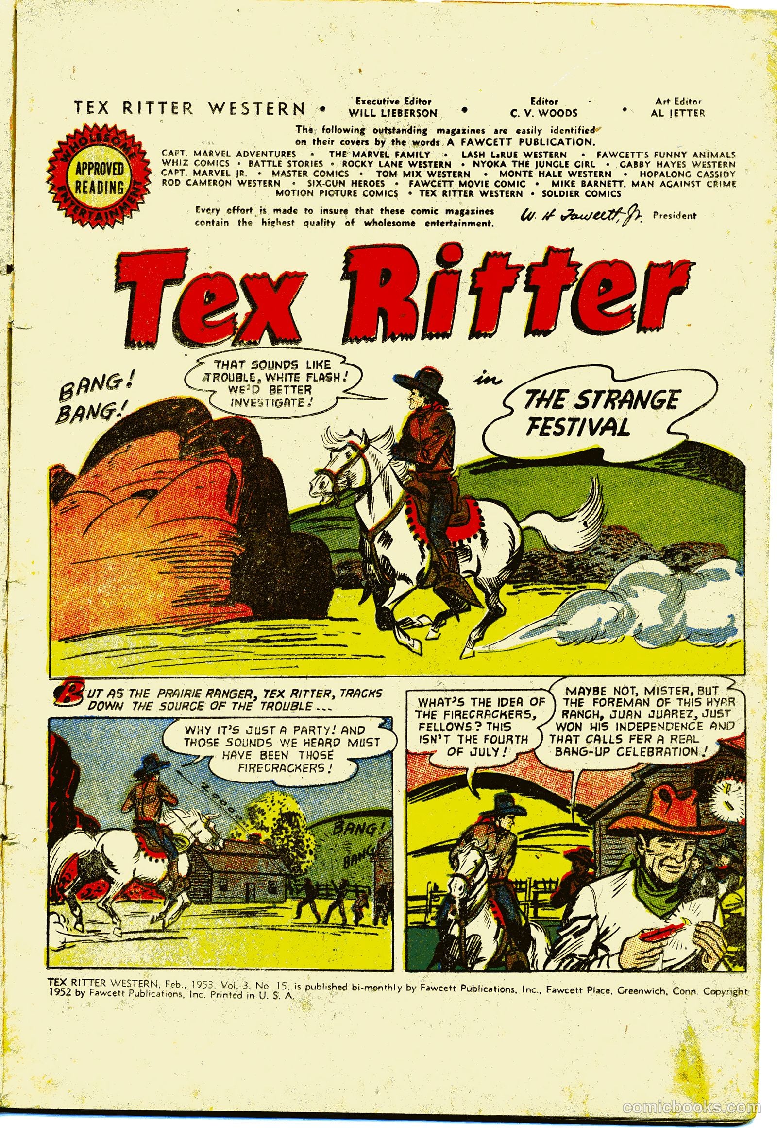 Tex Ritter Western #15 — page 3 of 36