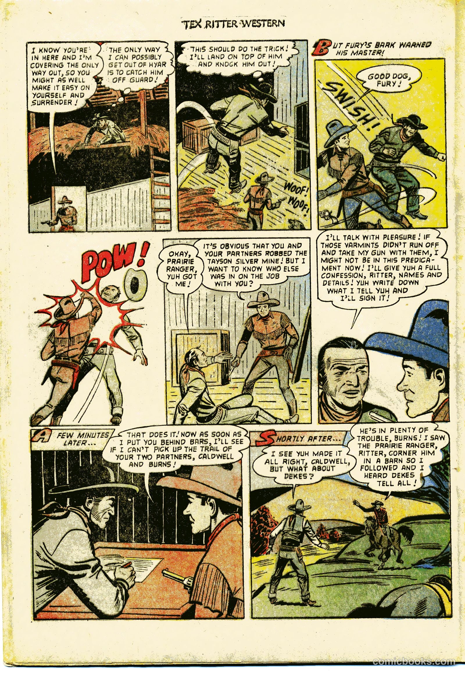 Tex Ritter Western #15 — page 20 of 36
