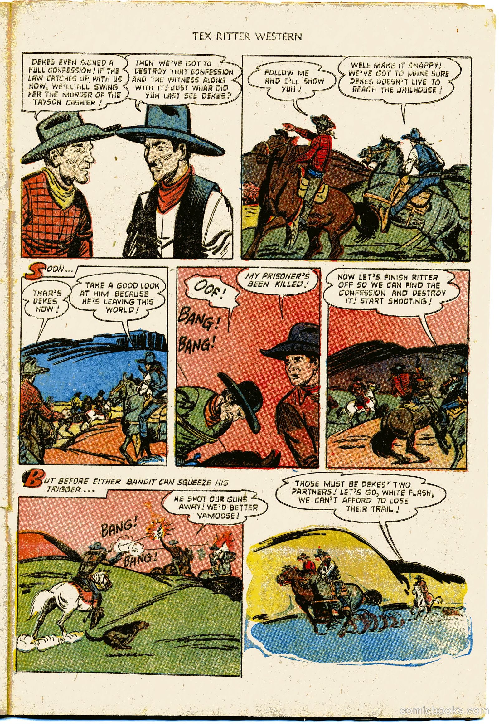 Tex Ritter Western #15 — page 21 of 36
