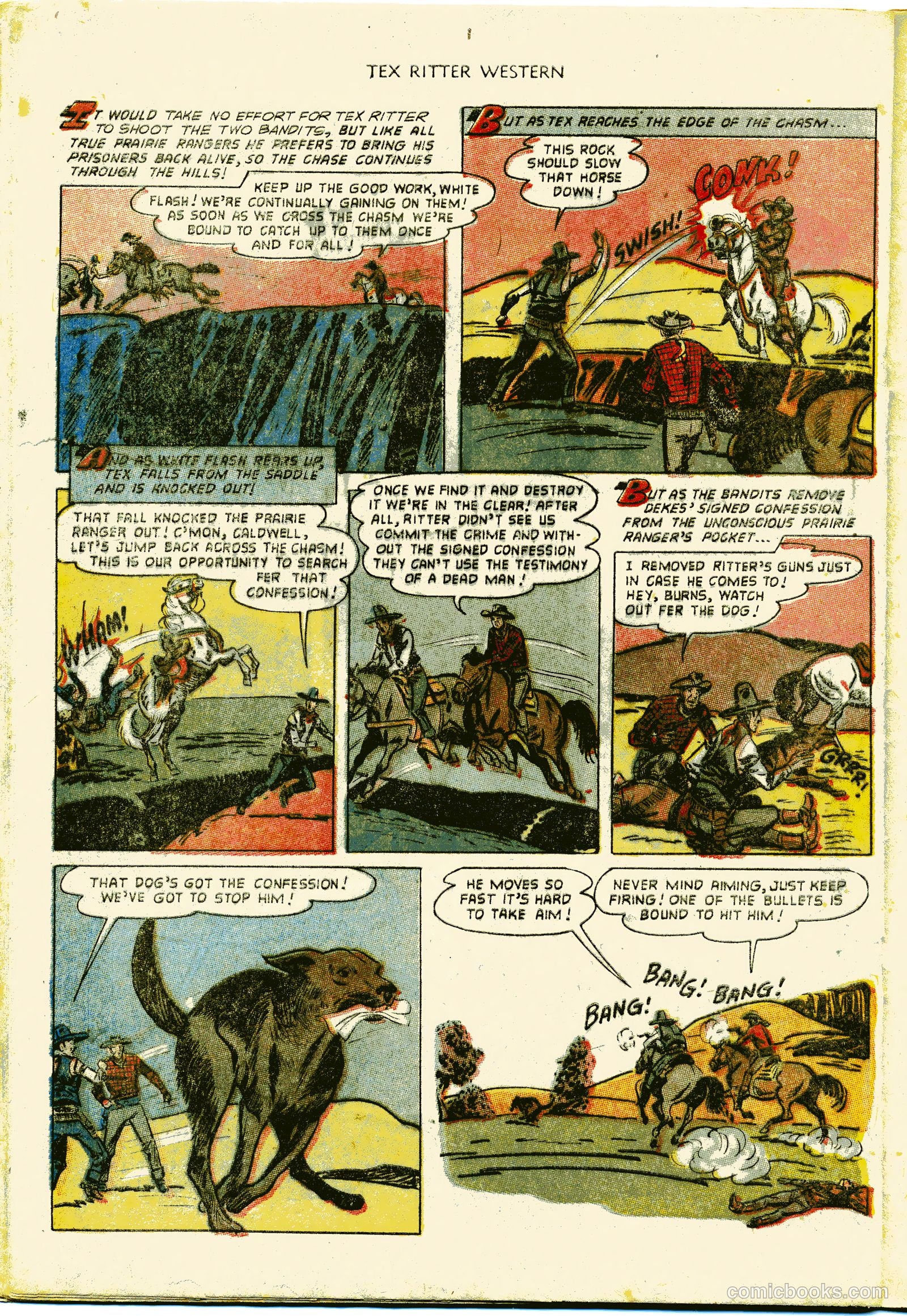 Tex Ritter Western #15 — page 22 of 36