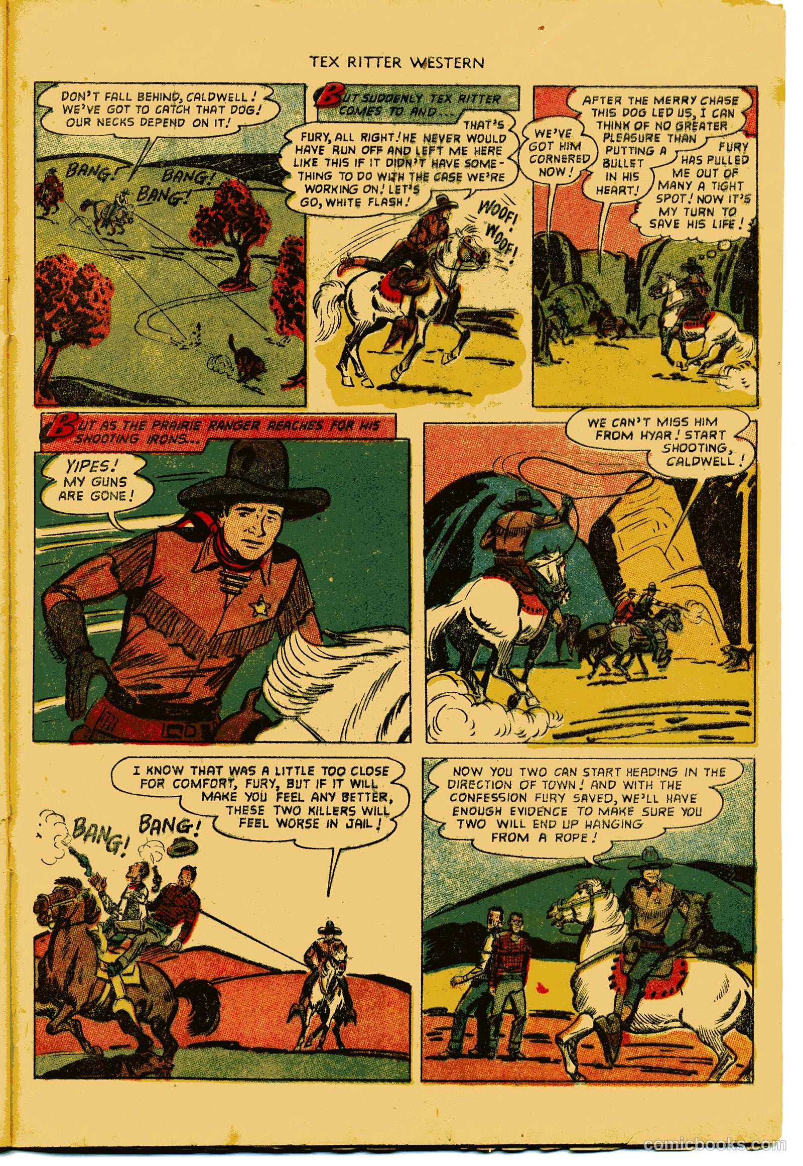 Tex Ritter Western #15 — page 23 of 36