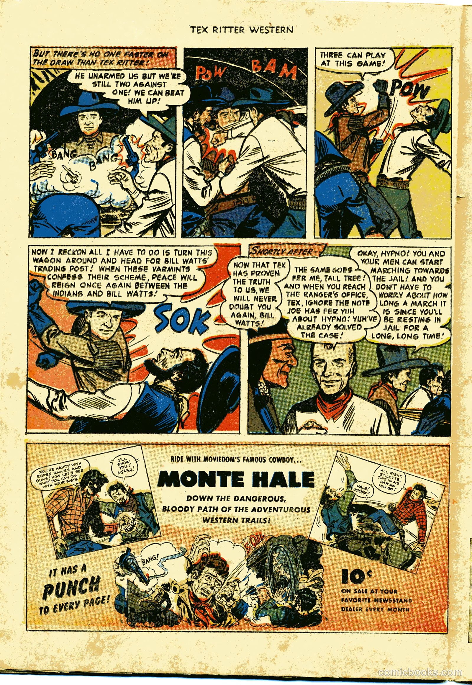 Tex Ritter Western #15 — page 34 of 36