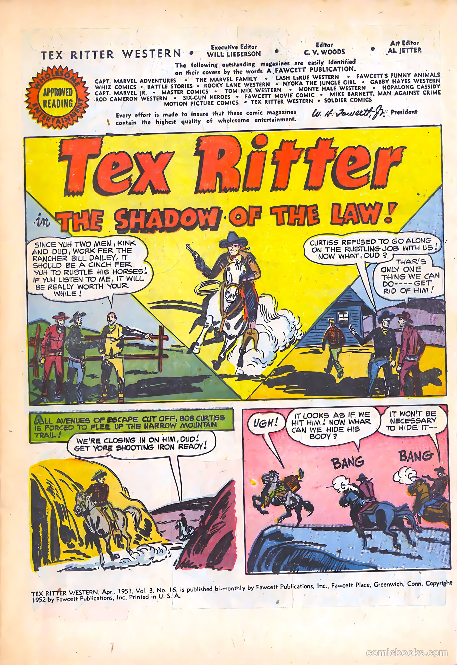 Tex Ritter Western #16 — page 3 of 36