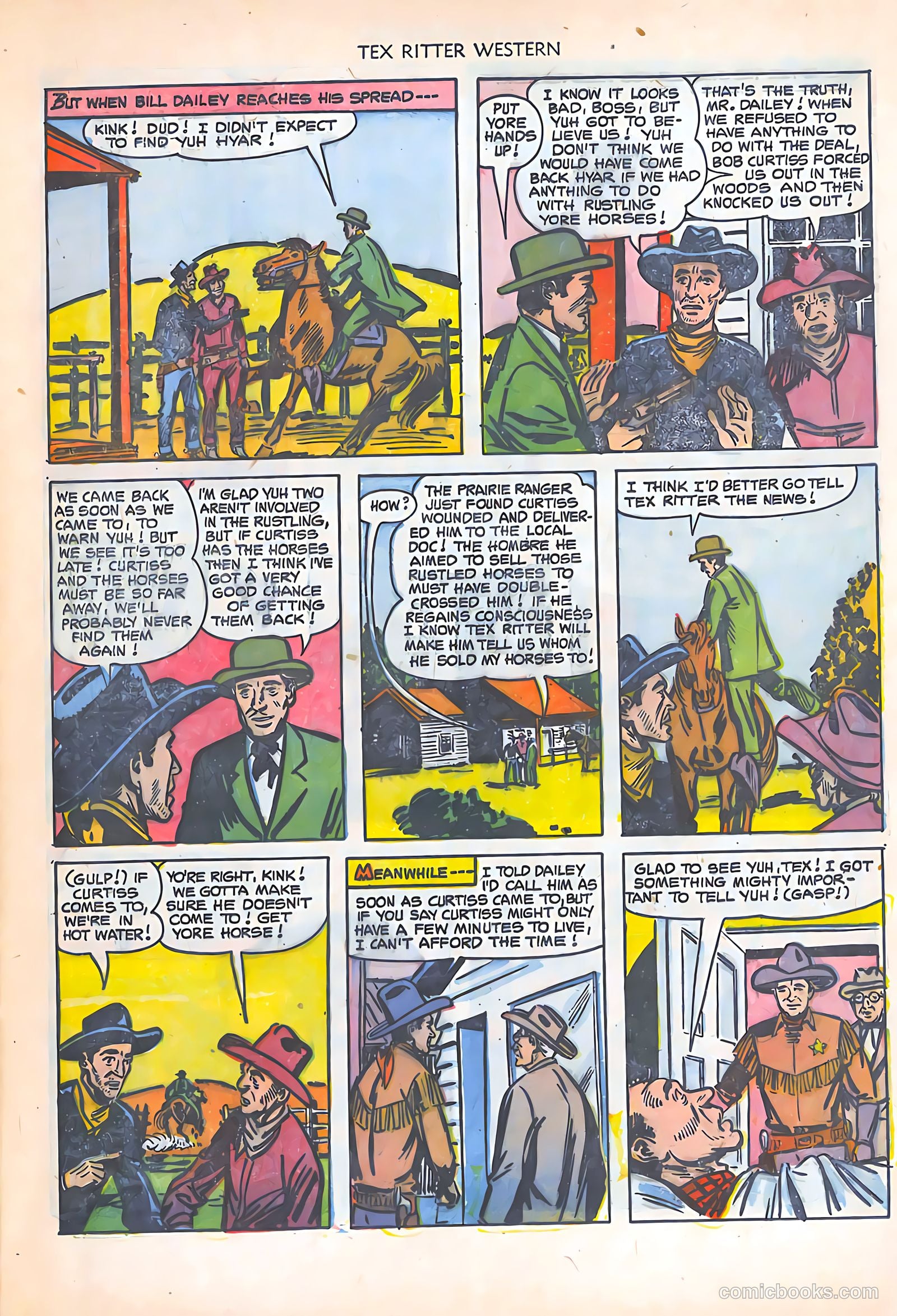 Tex Ritter Western #16 — page 7 of 36