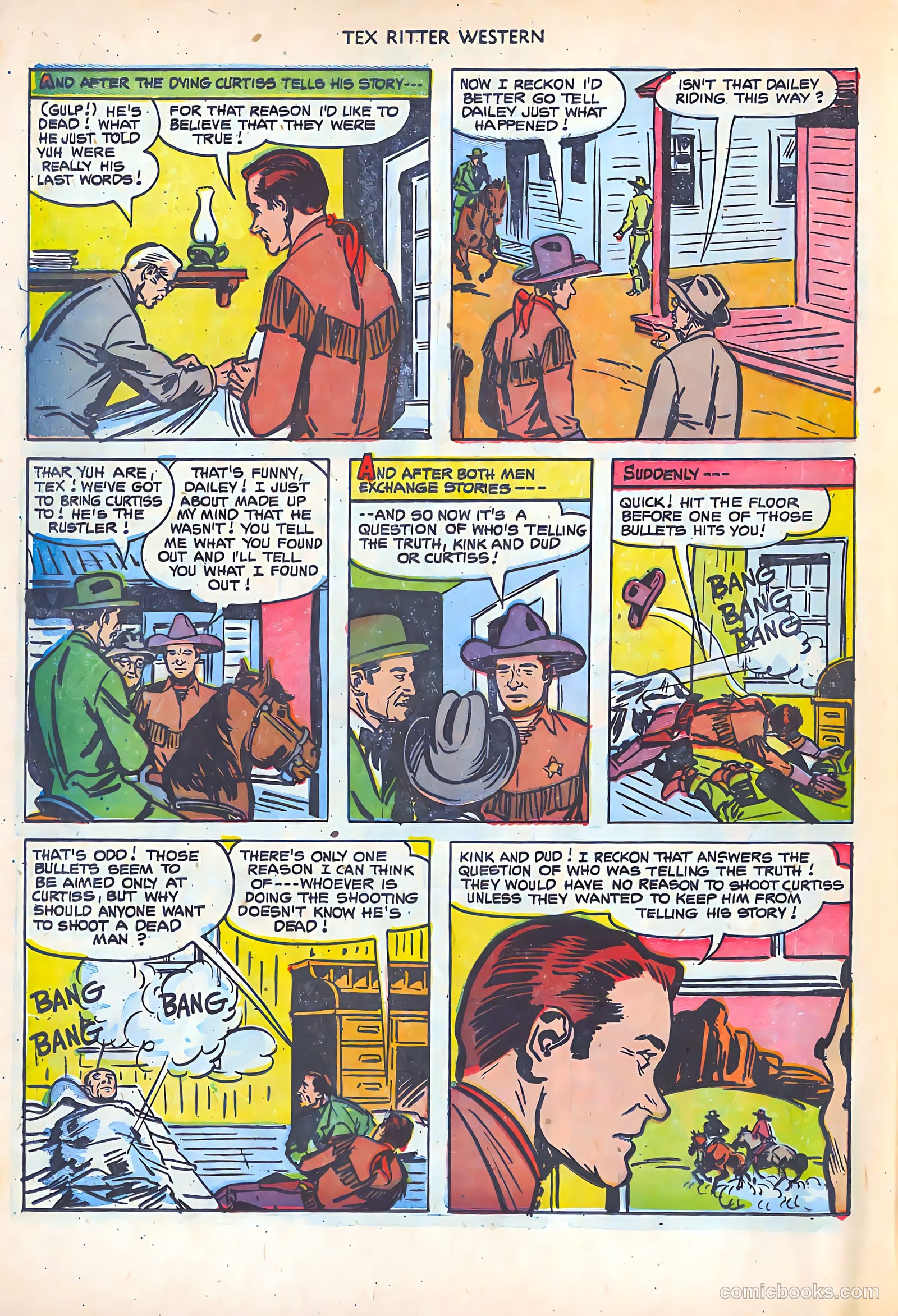Tex Ritter Western #16 — page 8 of 36