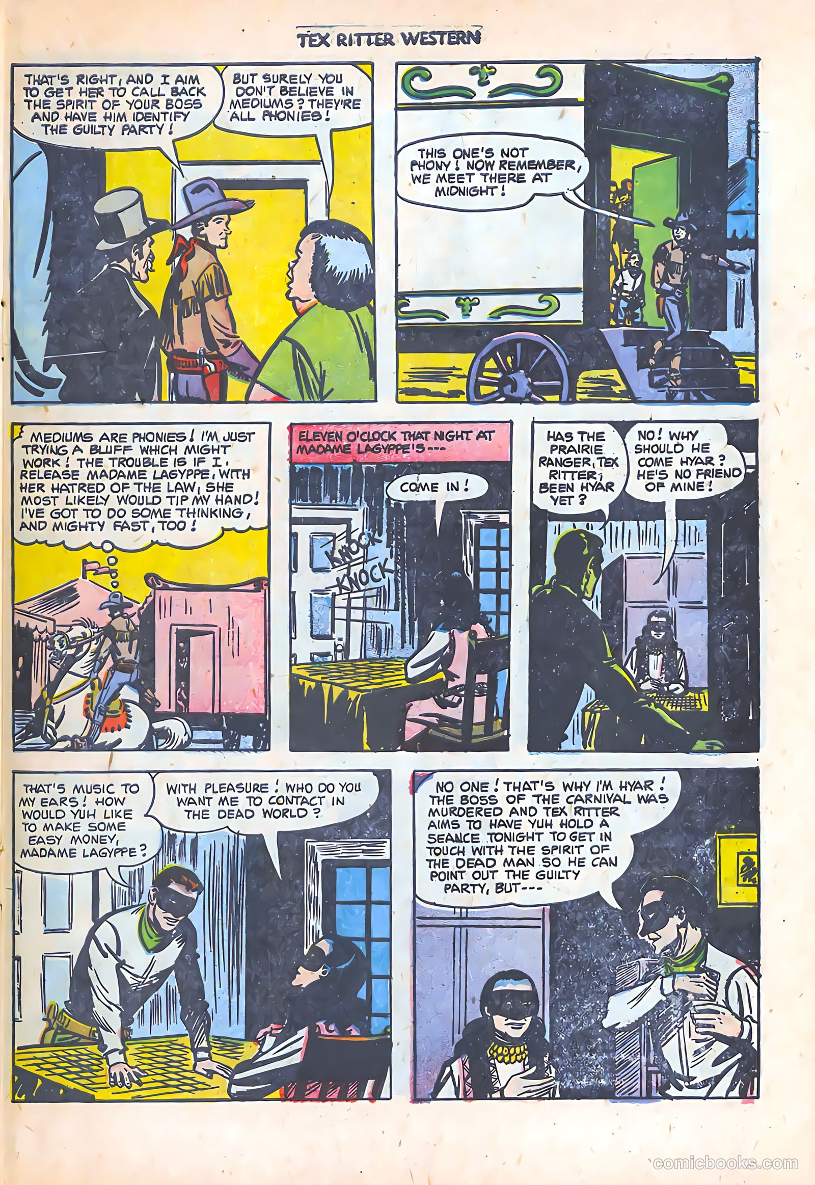 Tex Ritter Western #16 — page 21 of 36