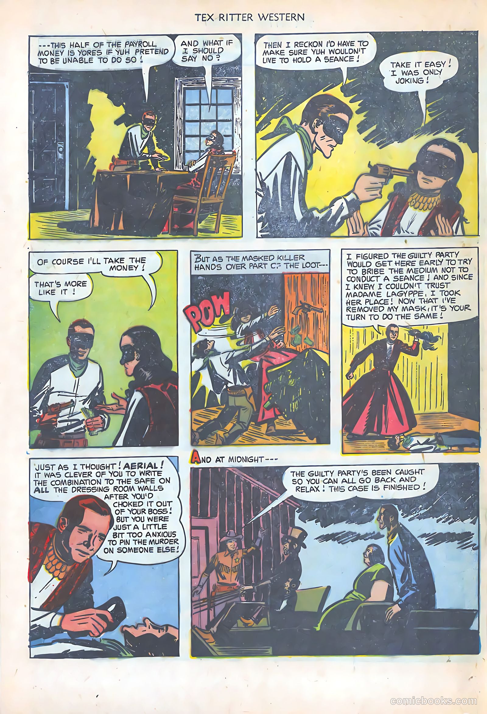 Tex Ritter Western #16 — page 22 of 36