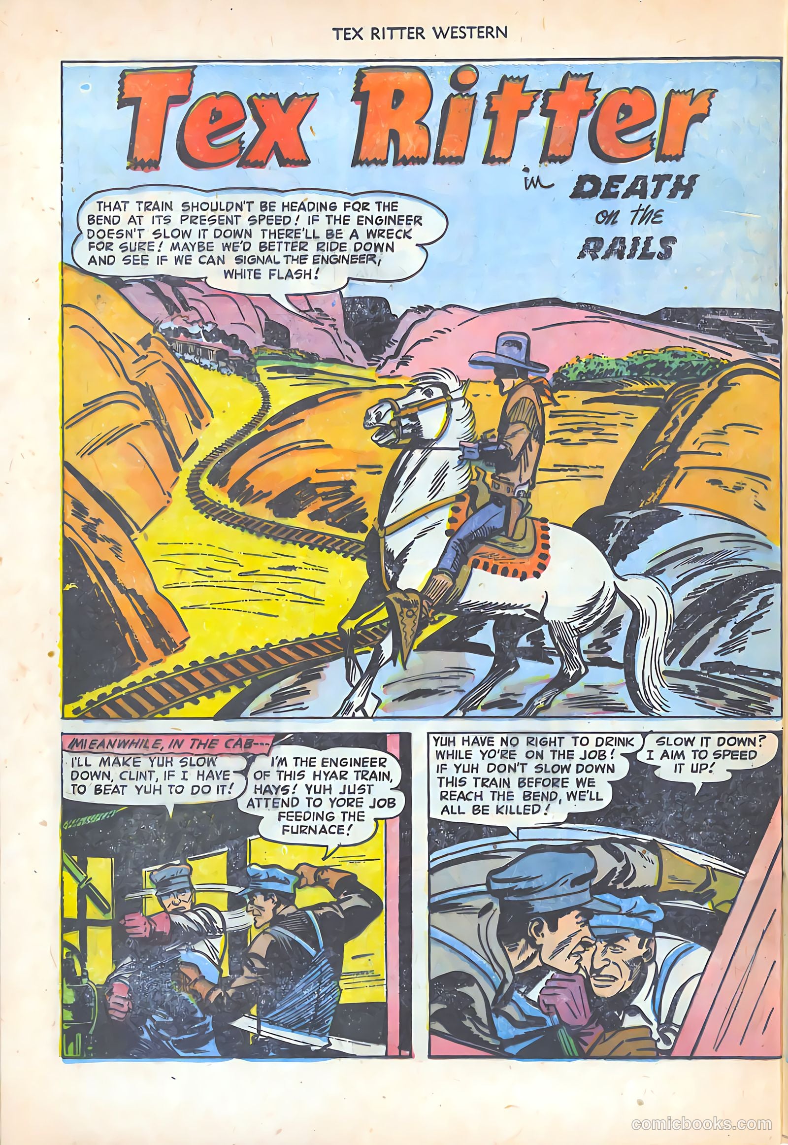Tex Ritter Western #16 — page 28 of 36