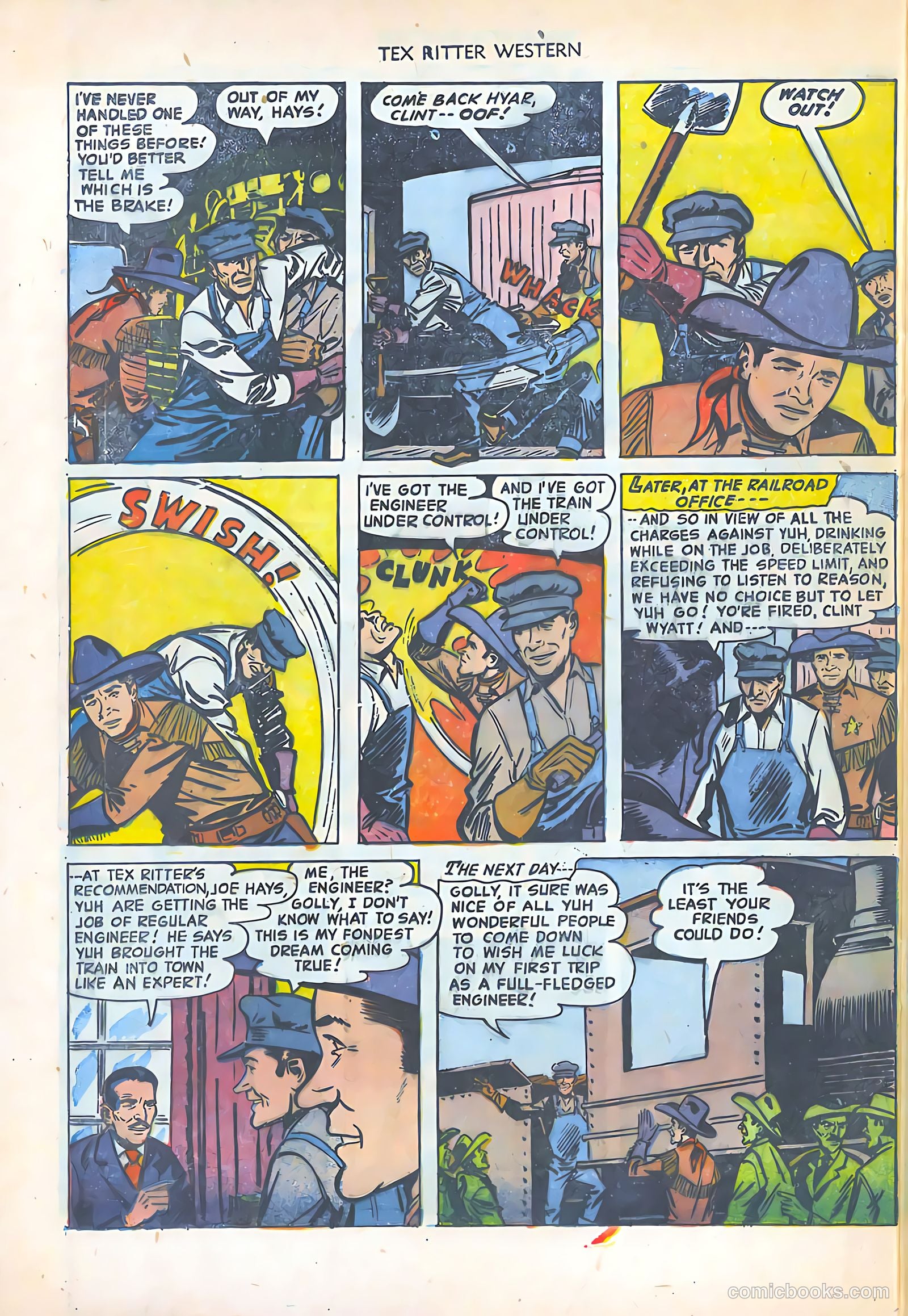 Tex Ritter Western #16 — page 30 of 36