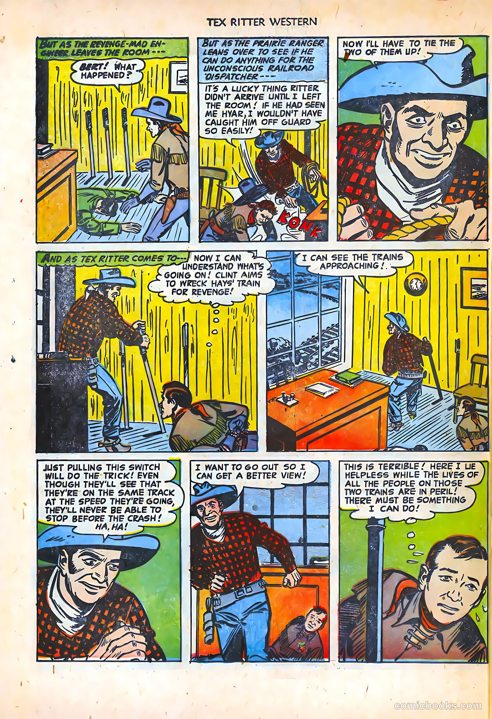 Tex Ritter Western #16 — page 32 of 36
