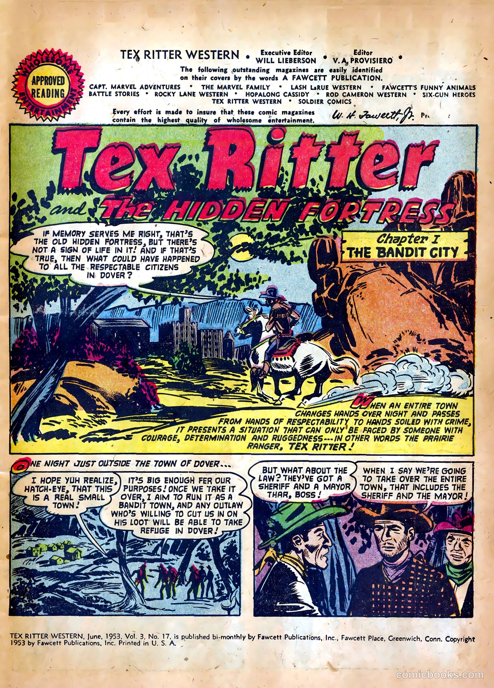 Tex Ritter Western #17 — page 3 of 36