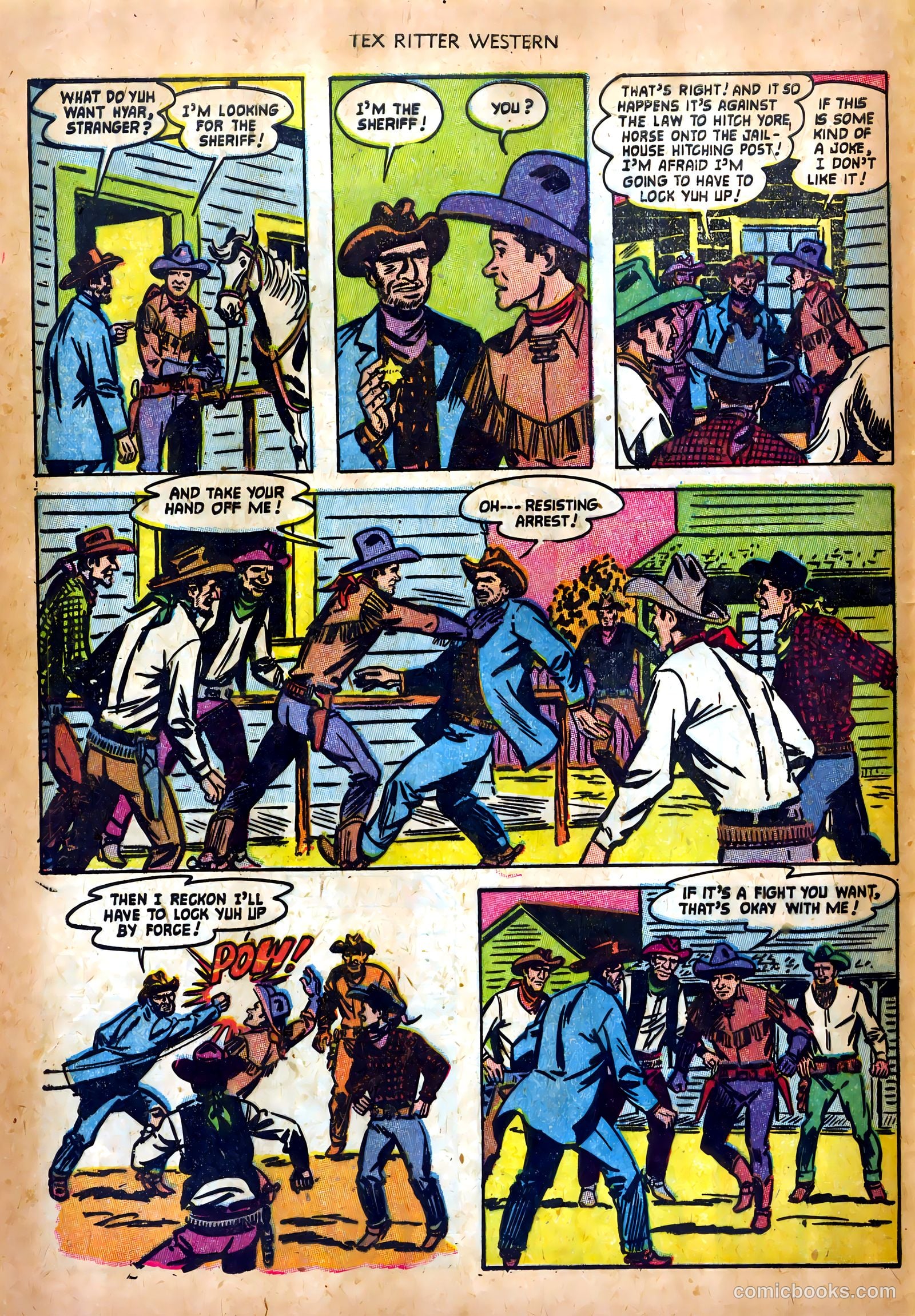 Tex Ritter Western #17 — page 8 of 36