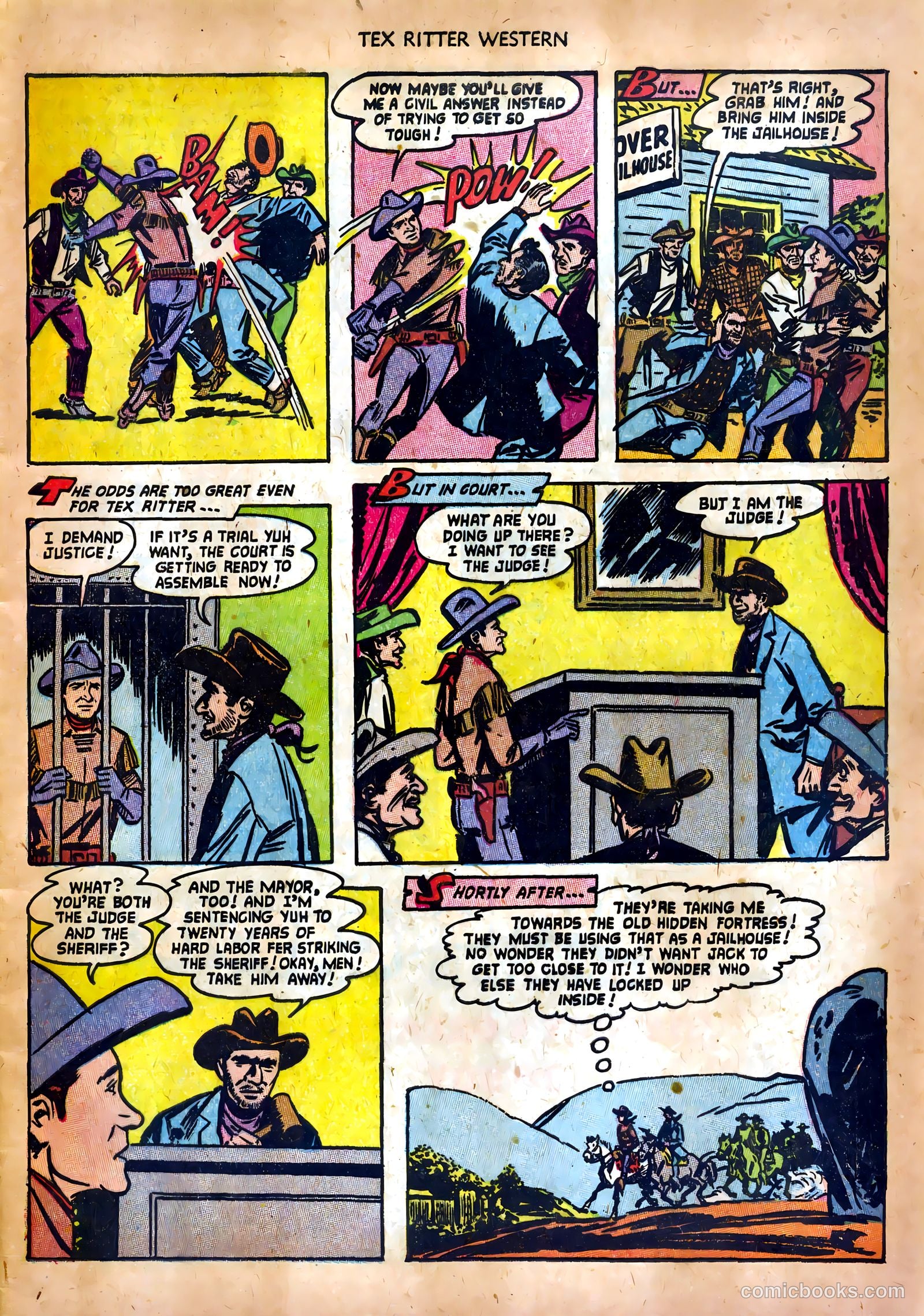Tex Ritter Western #17 — page 9 of 36