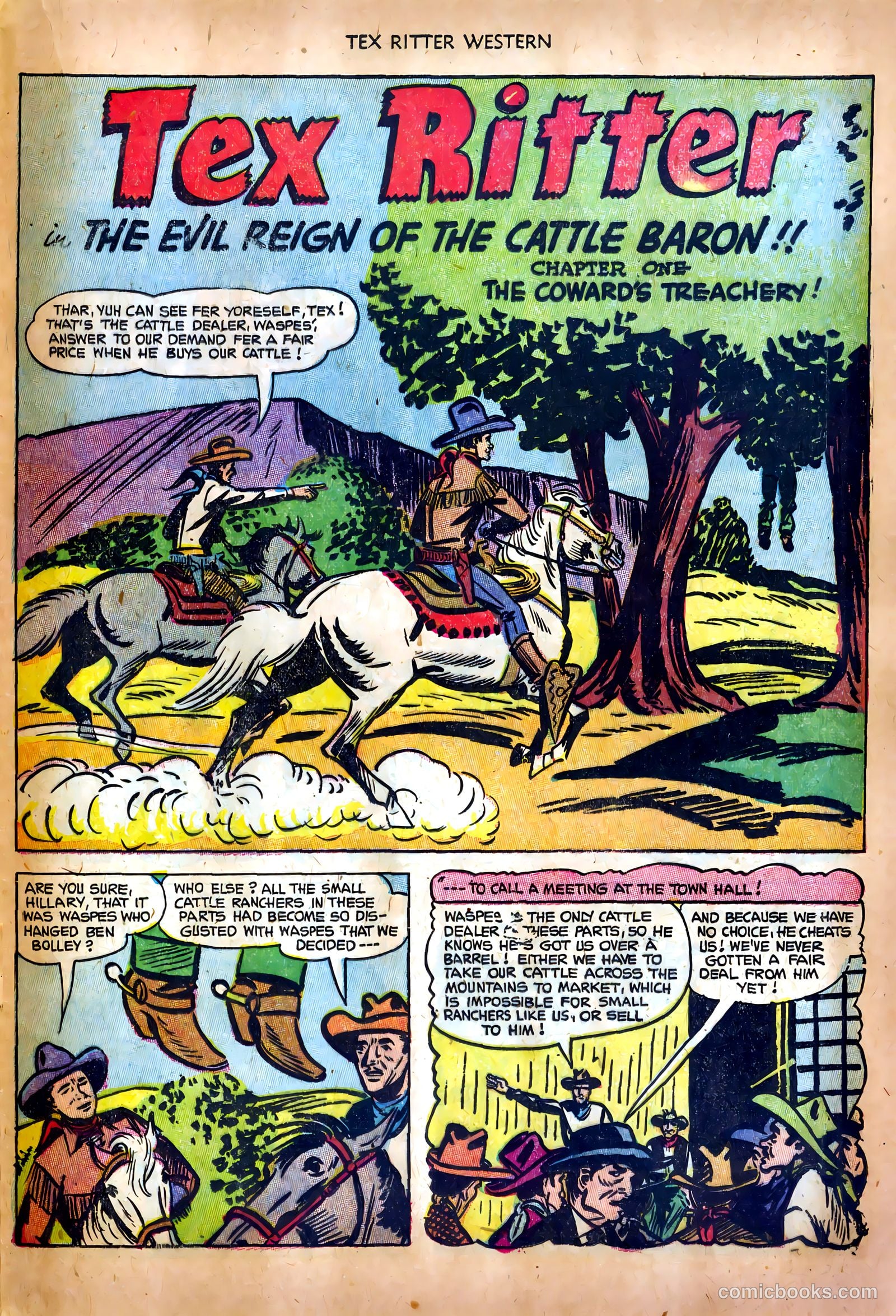 Tex Ritter Western #17 — page 21 of 36