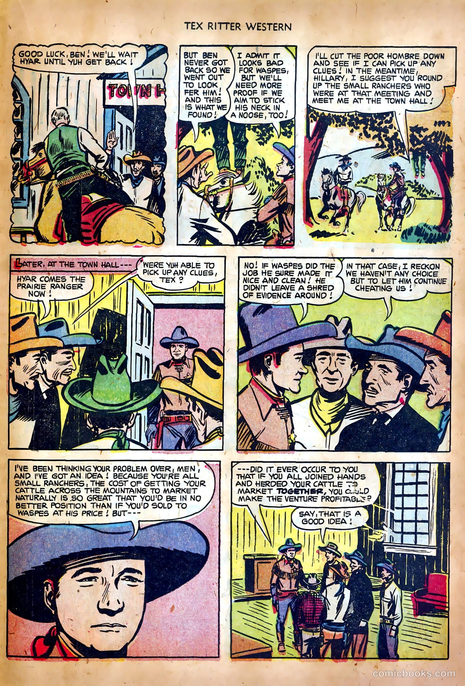 Tex Ritter Western #17 — page 23 of 36