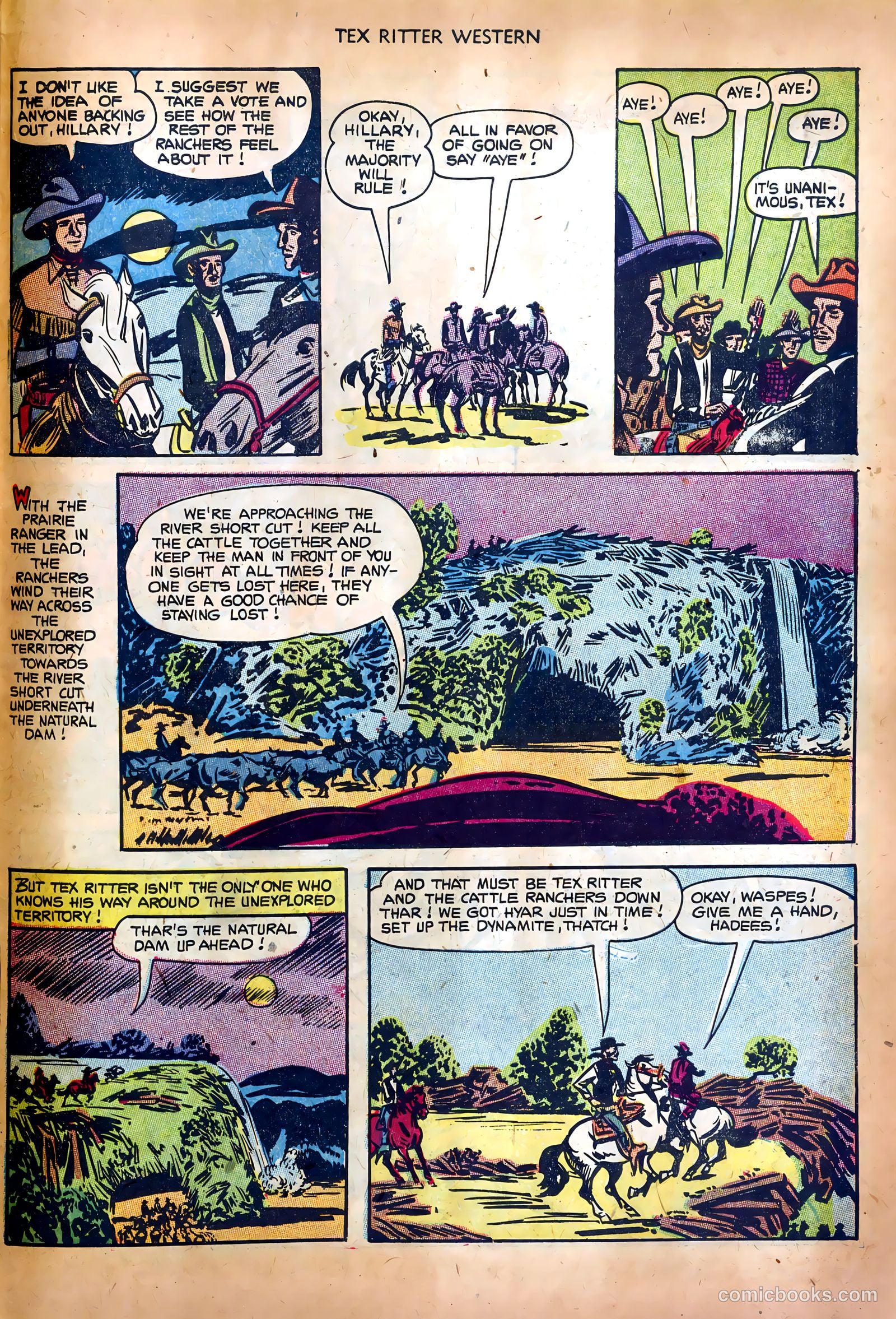 Tex Ritter Western #17 — page 27 of 36