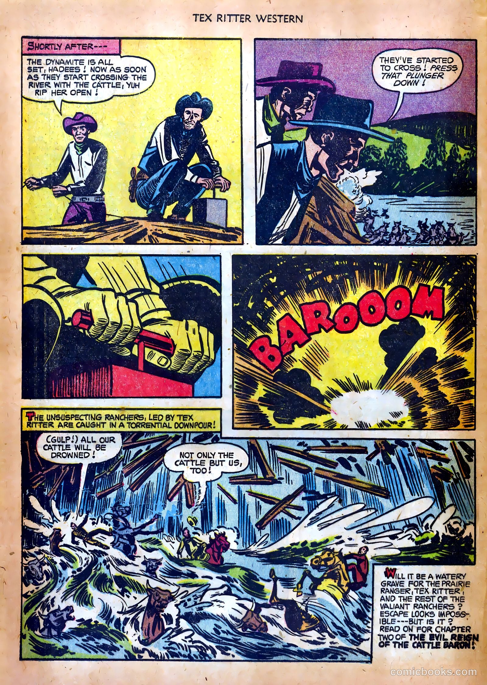 Tex Ritter Western #17 — page 28 of 36