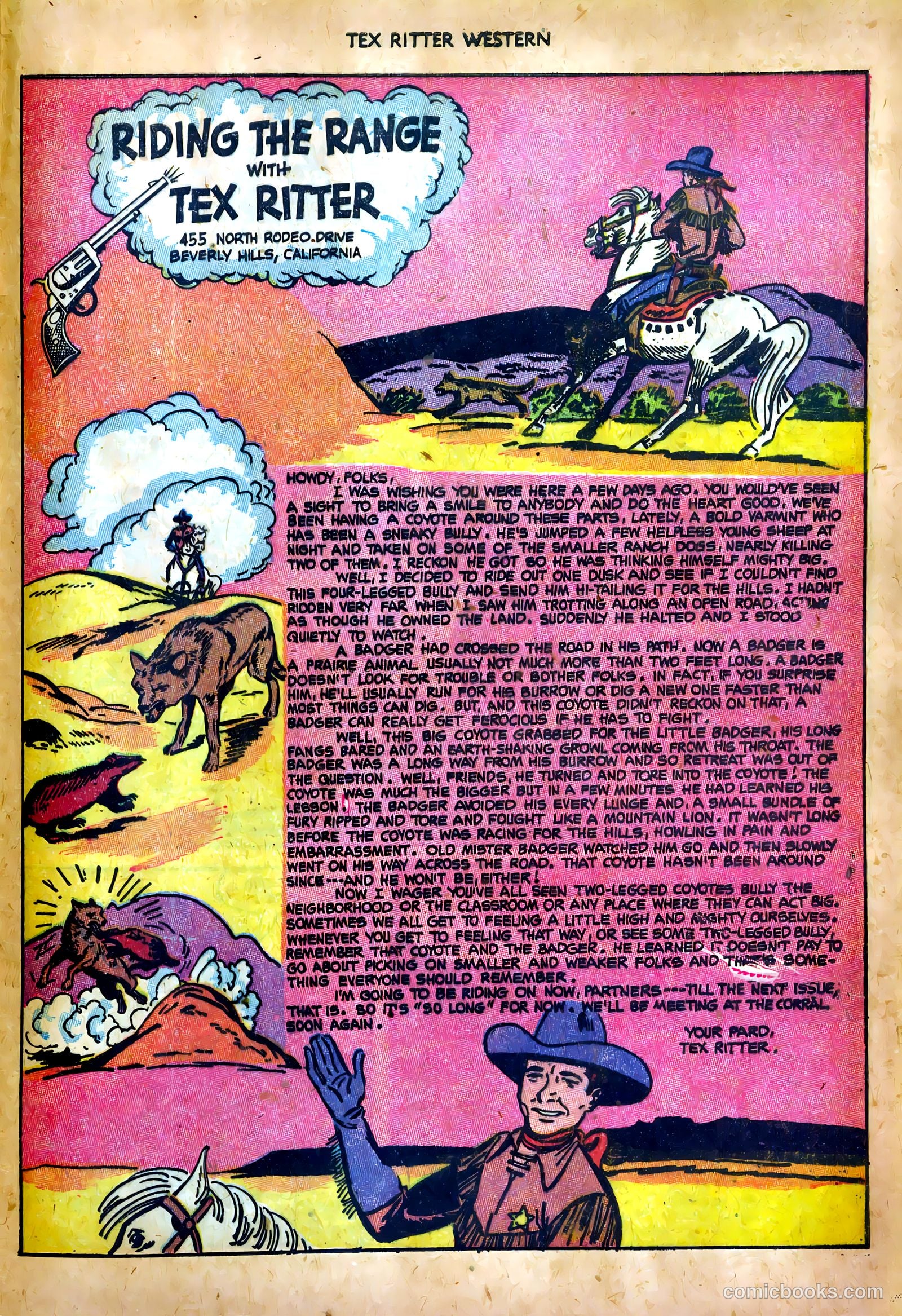 Tex Ritter Western #17 — page 29 of 36