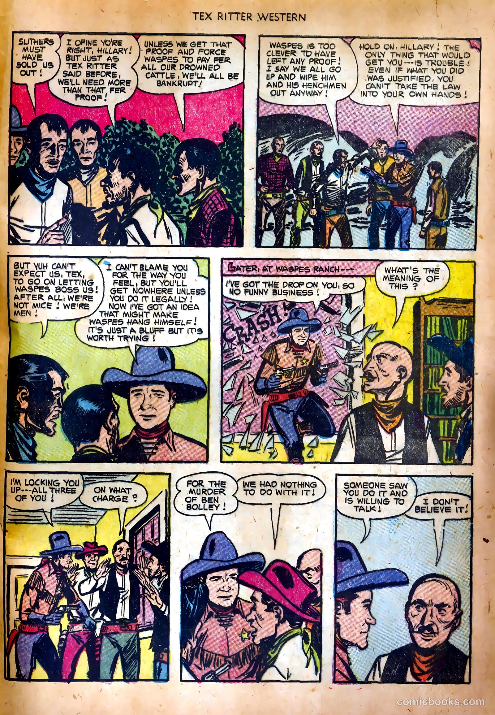 Tex Ritter Western #17 — page 33 of 36