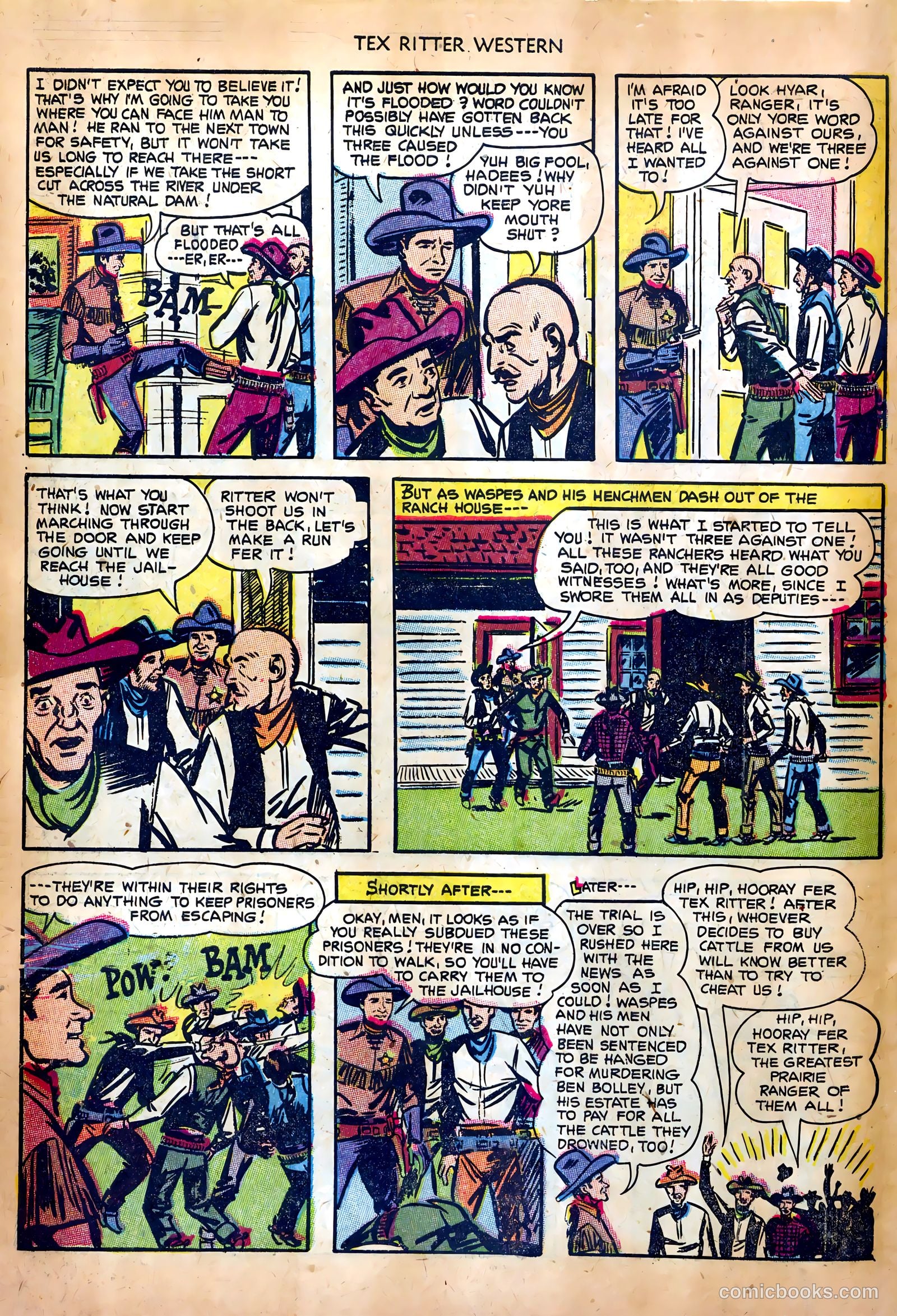 Tex Ritter Western #17 — page 34 of 36
