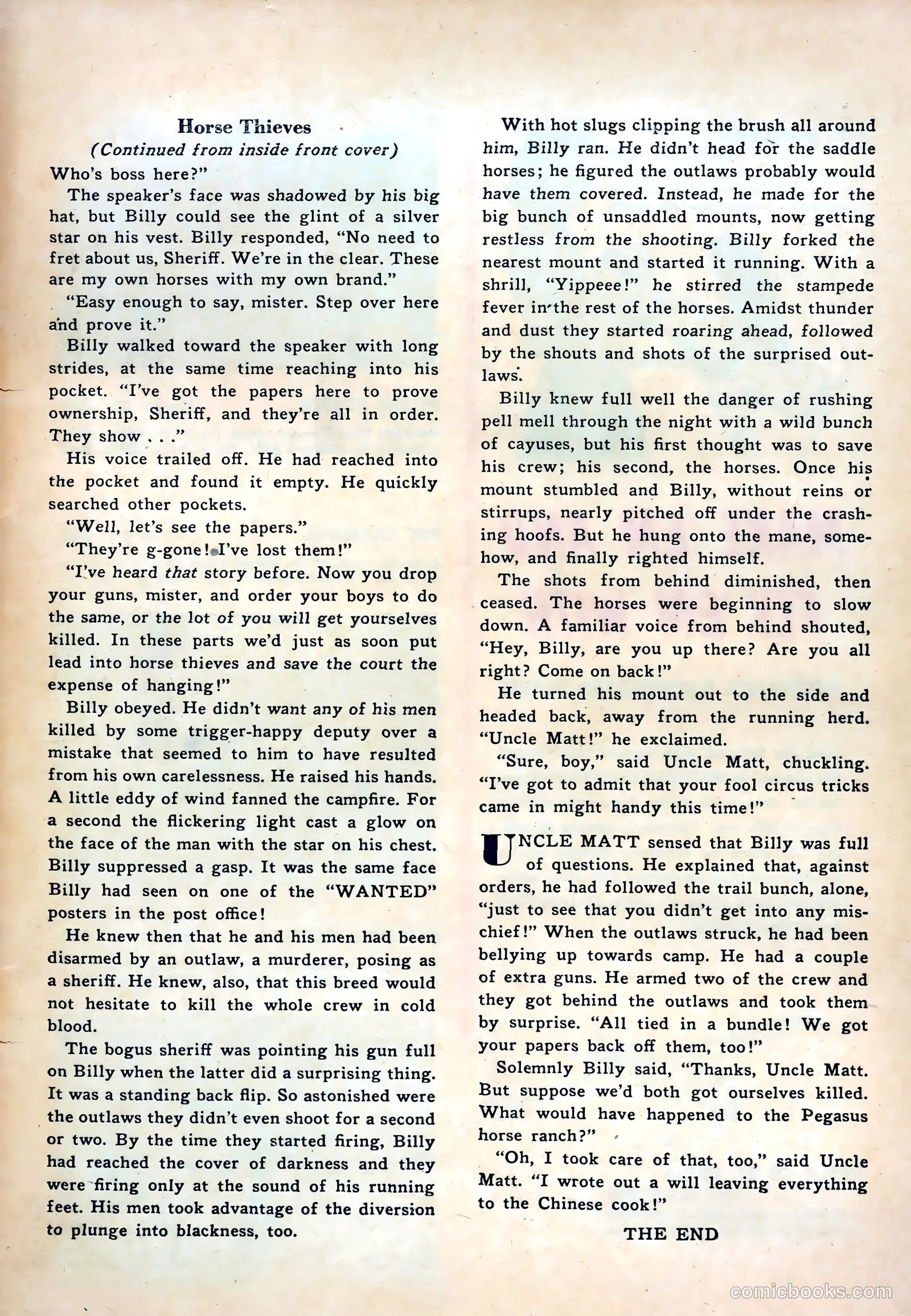 Tex Ritter Western #17 — page 35 of 36