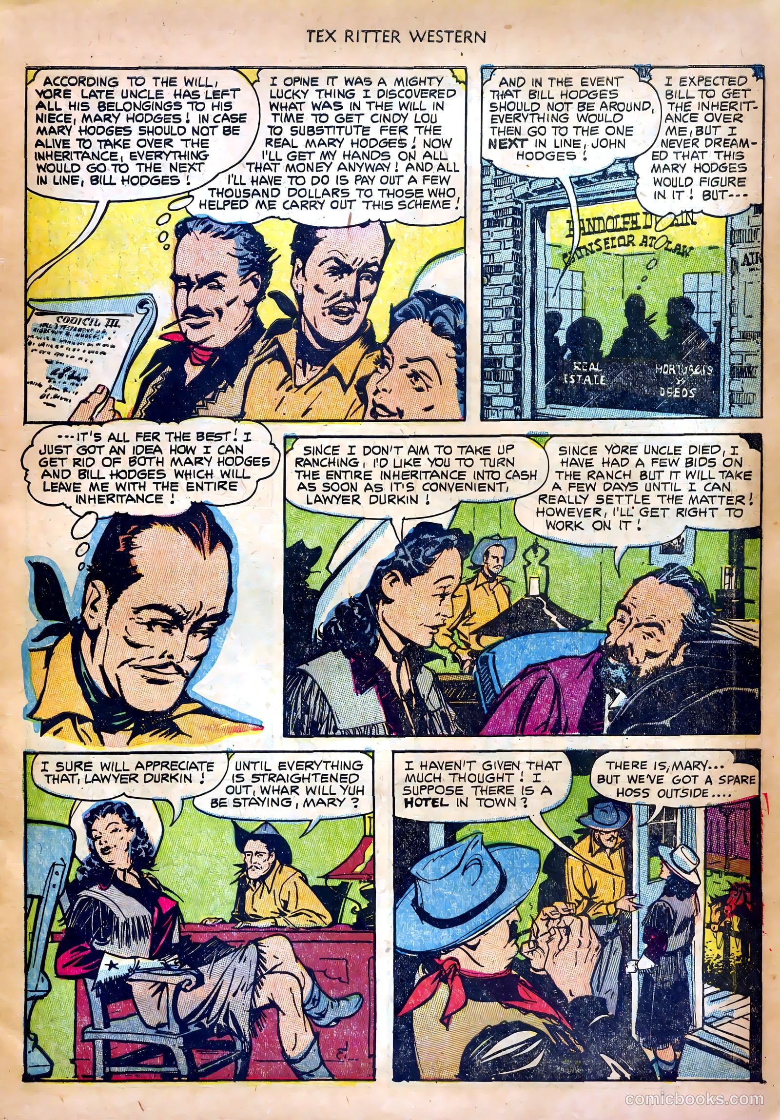 Tex Ritter Western #18 — page 7 of 36