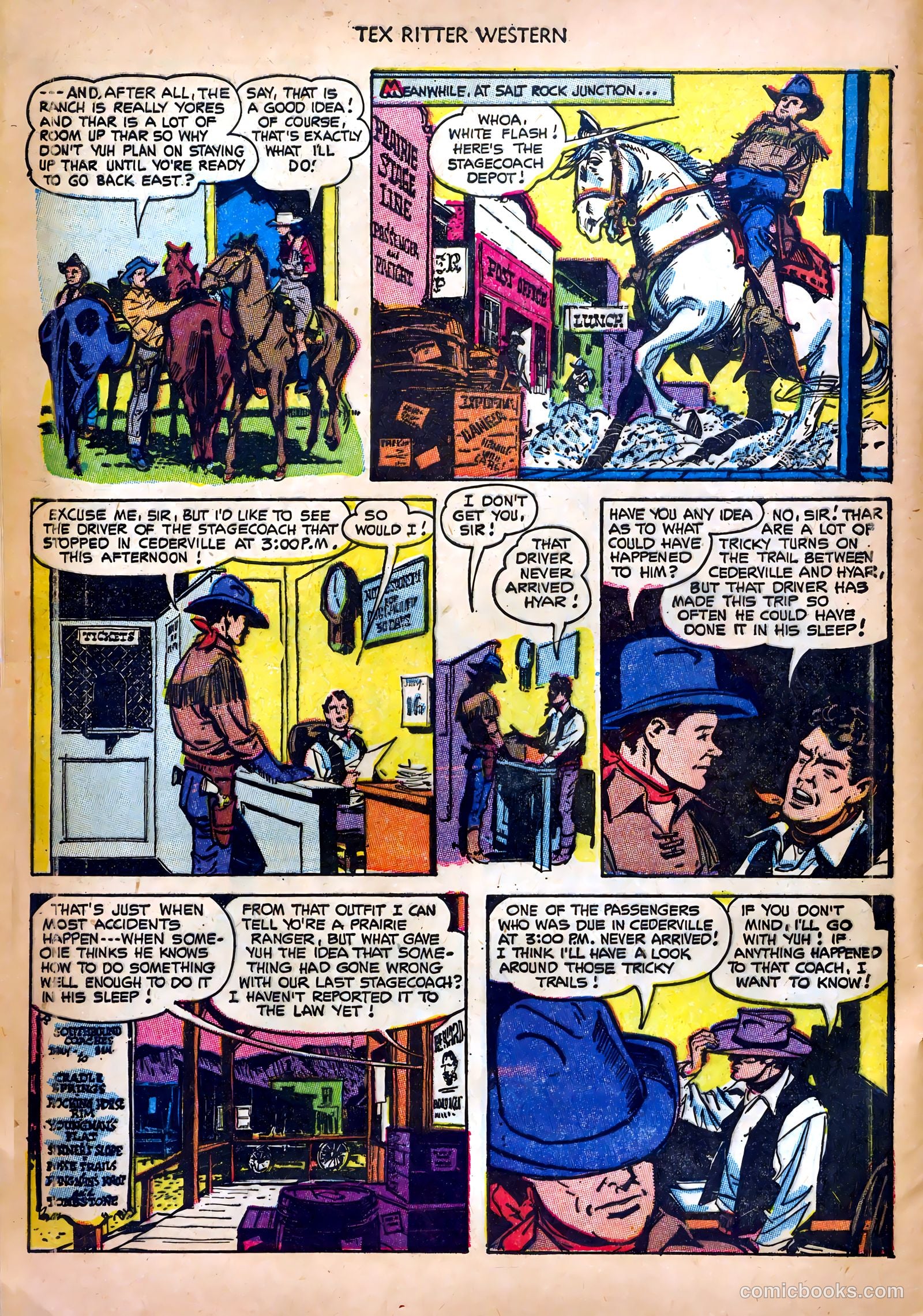 Tex Ritter Western #18 — page 8 of 36