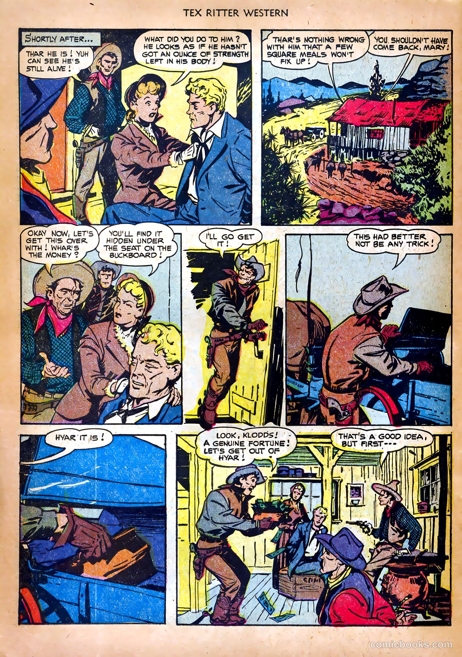 Tex Ritter Western #18 — page 22 of 36