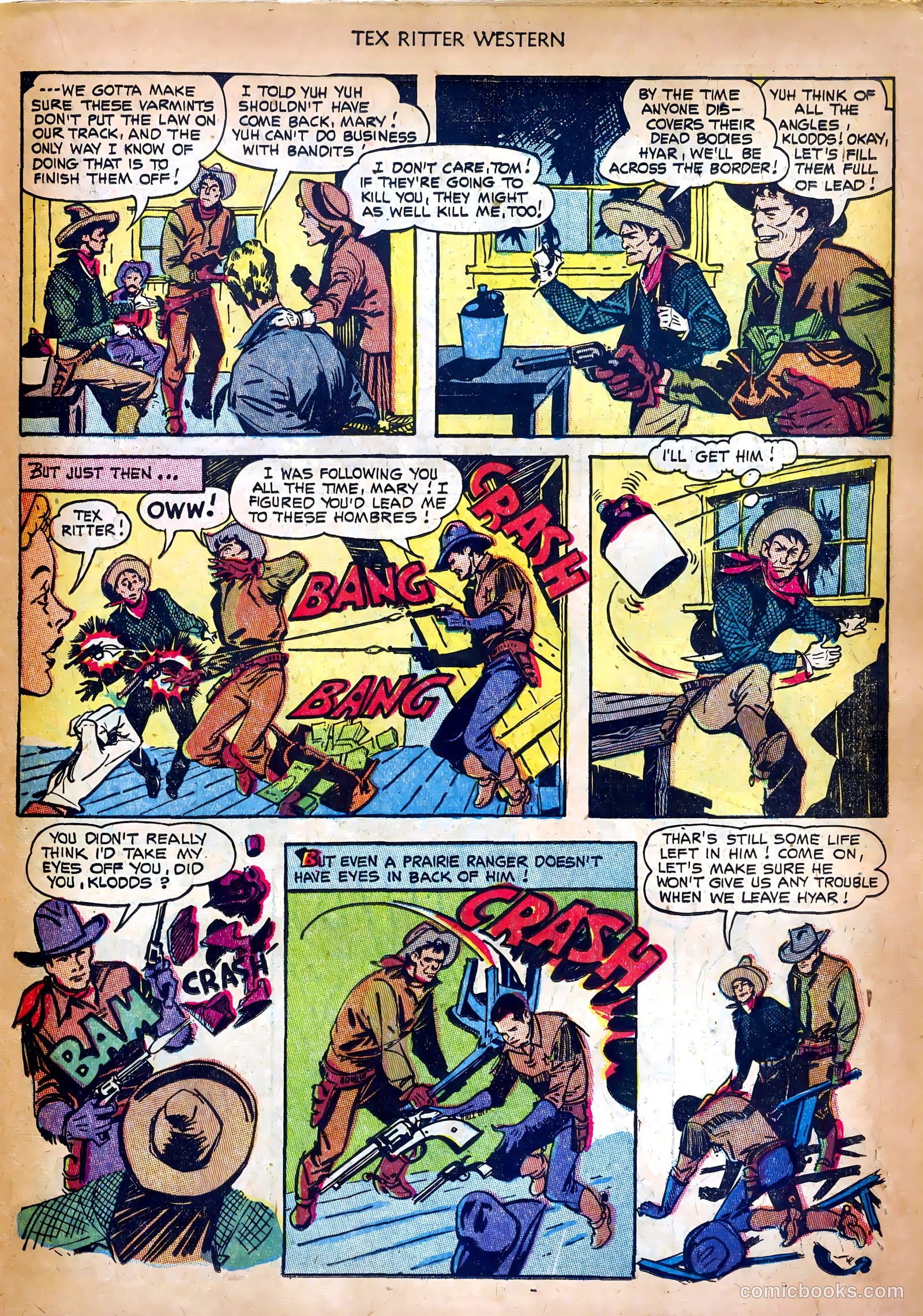 Tex Ritter Western #18 — page 23 of 36