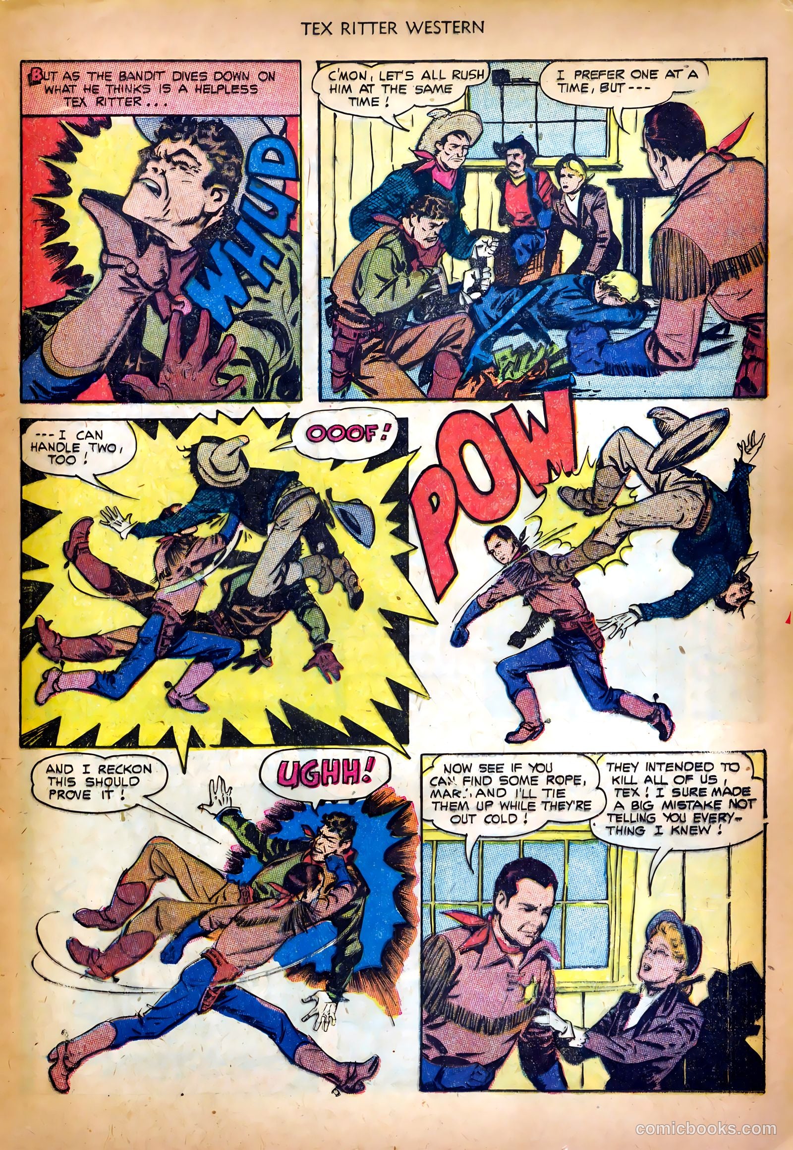 Tex Ritter Western #18 — page 25 of 36