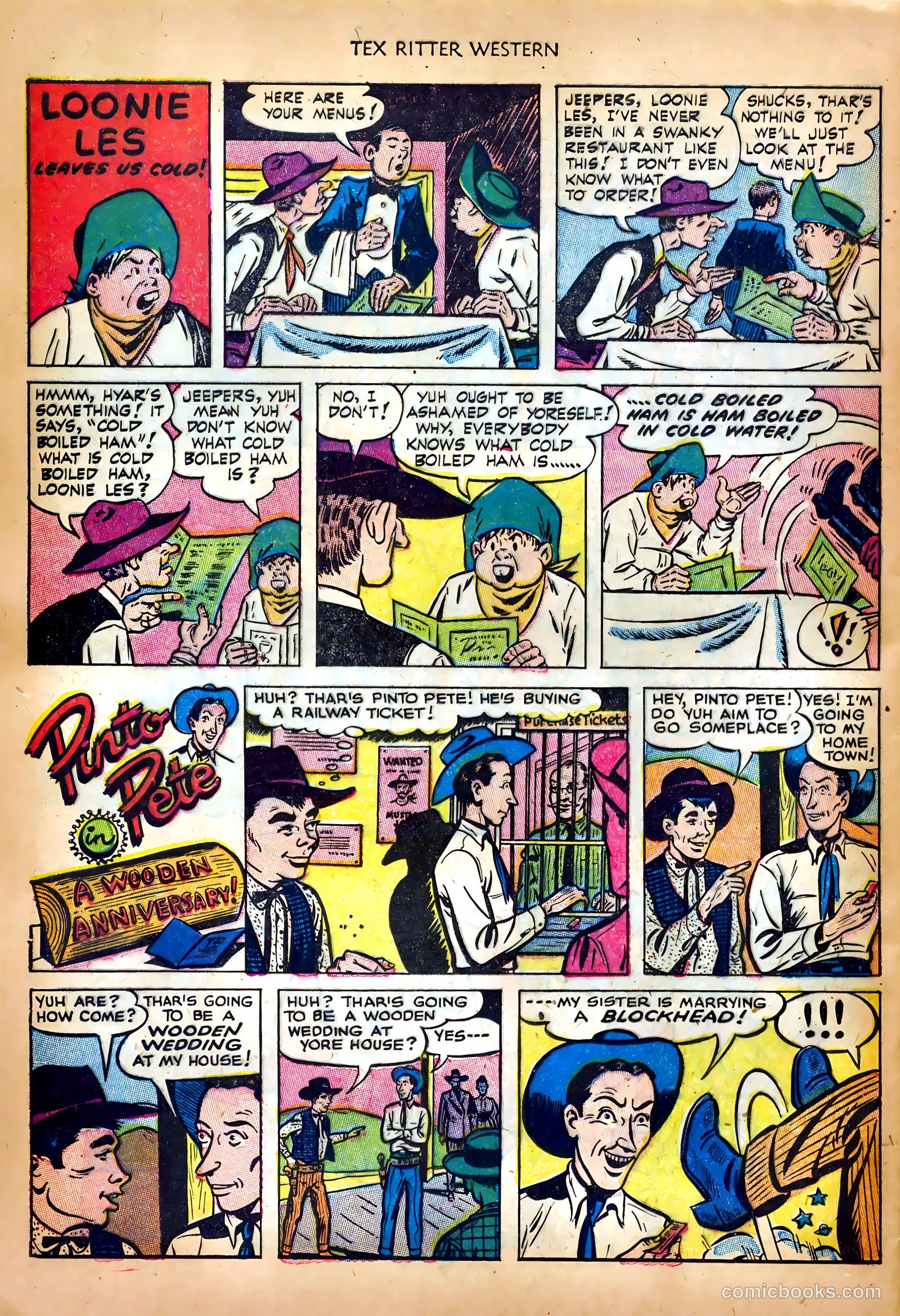 Tex Ritter Western #18 — page 28 of 36