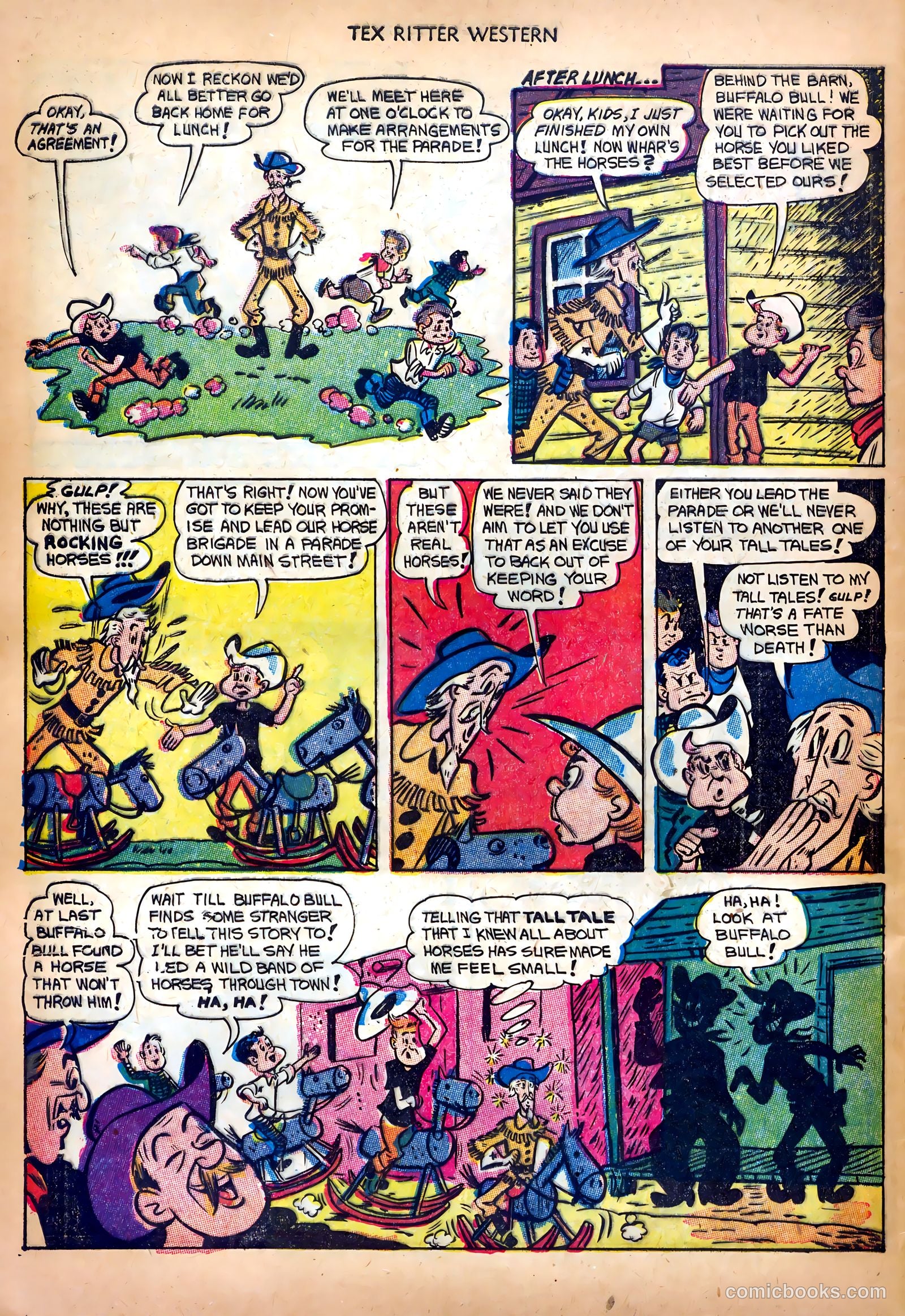 Tex Ritter Western #18 — page 32 of 36