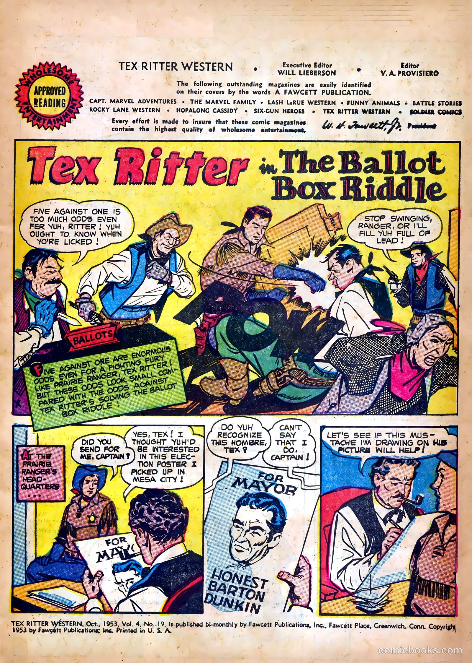 Tex Ritter Western #19 — page 3 of 36
