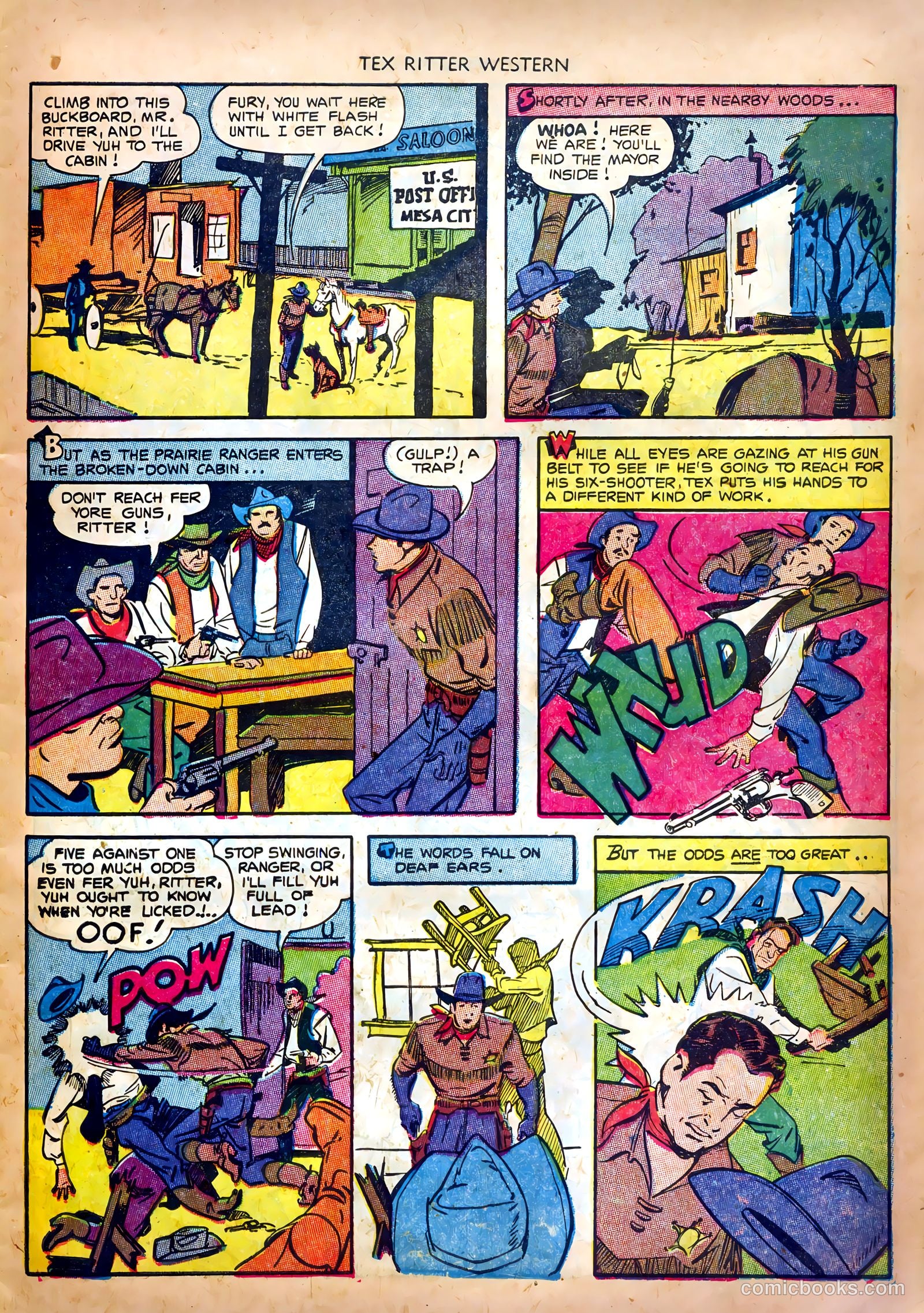 Tex Ritter Western #19 — page 7 of 36