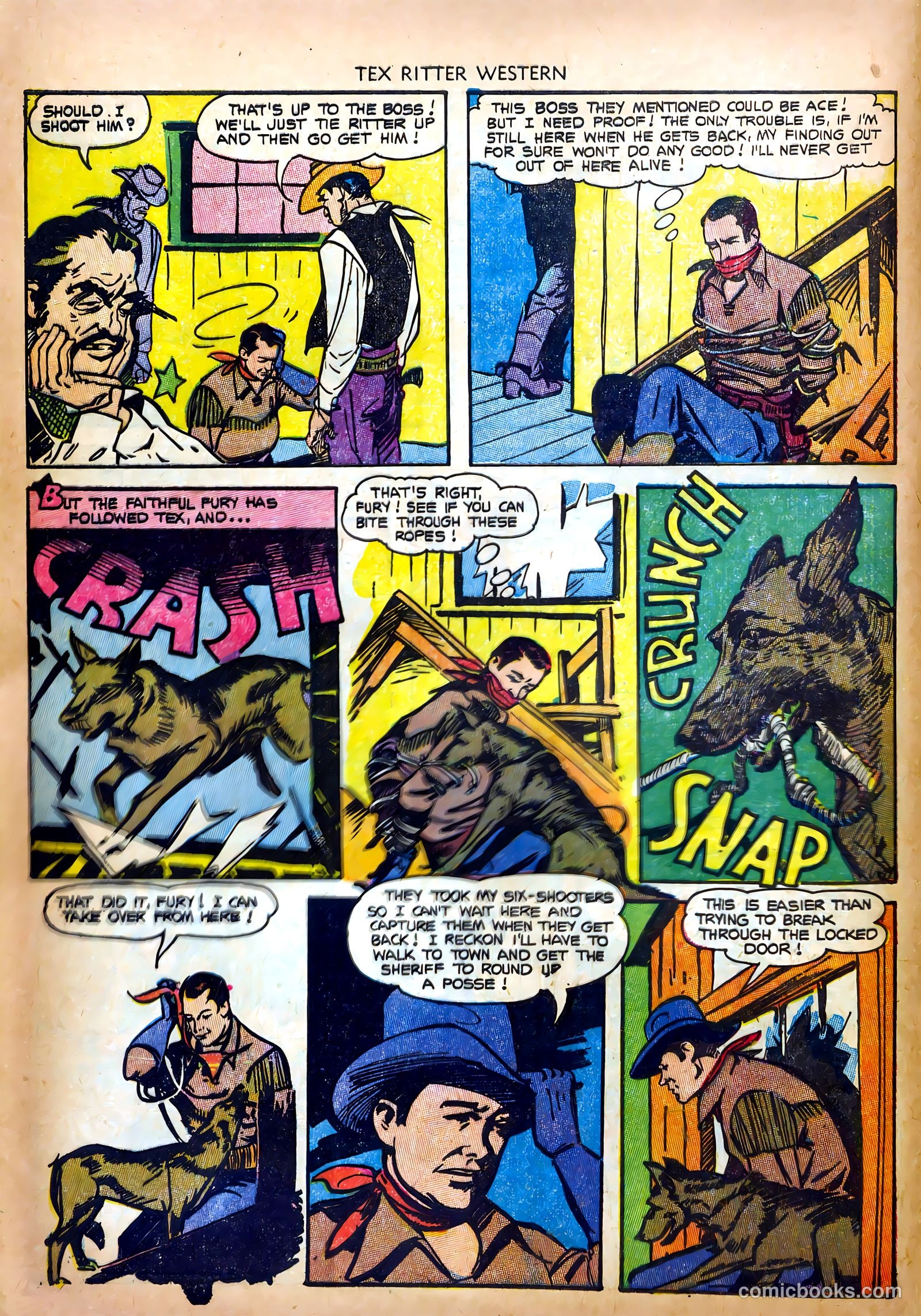 Tex Ritter Western #19 — page 8 of 36