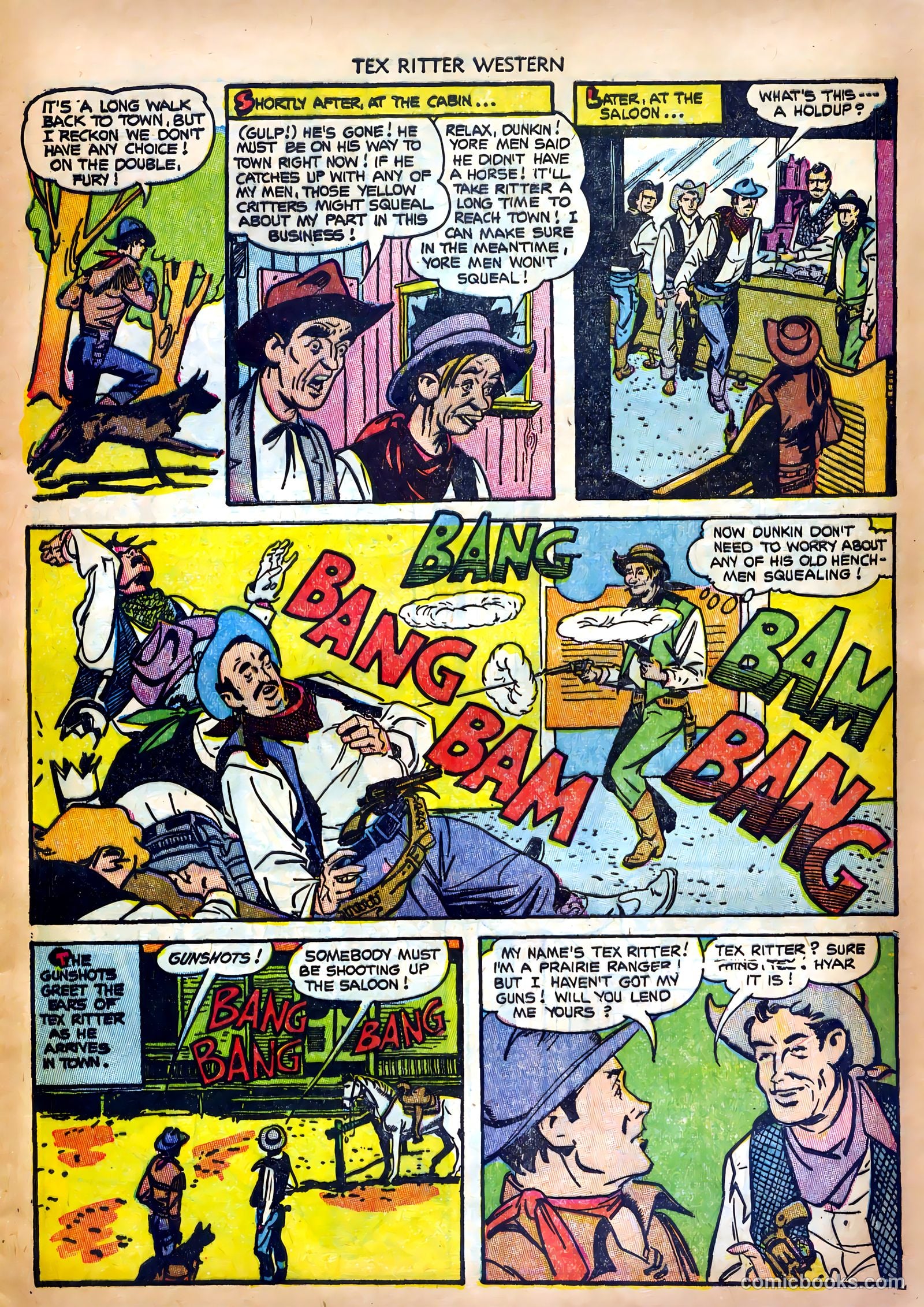 Tex Ritter Western #19 — page 9 of 36