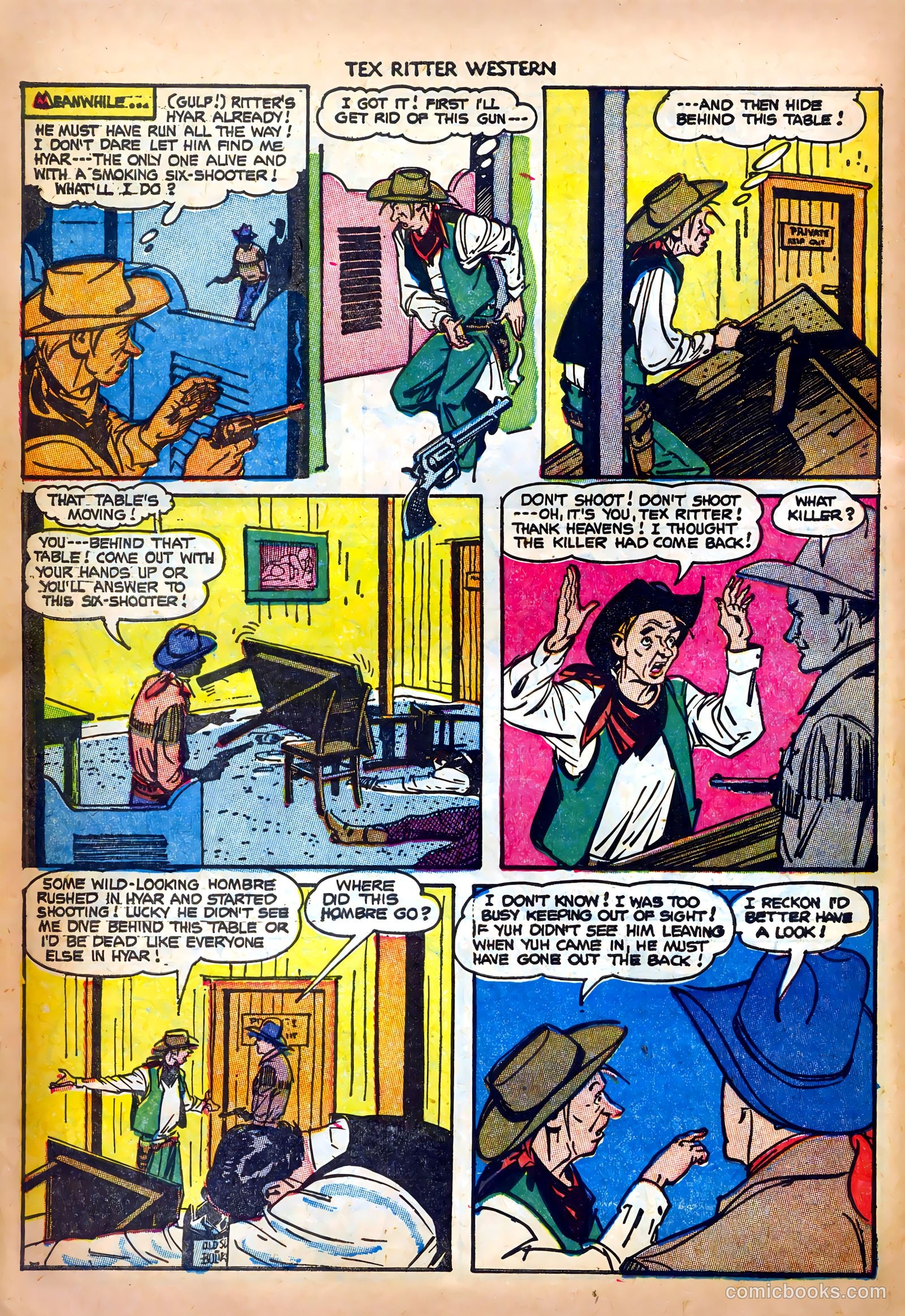 Tex Ritter Western #19 — page 10 of 36