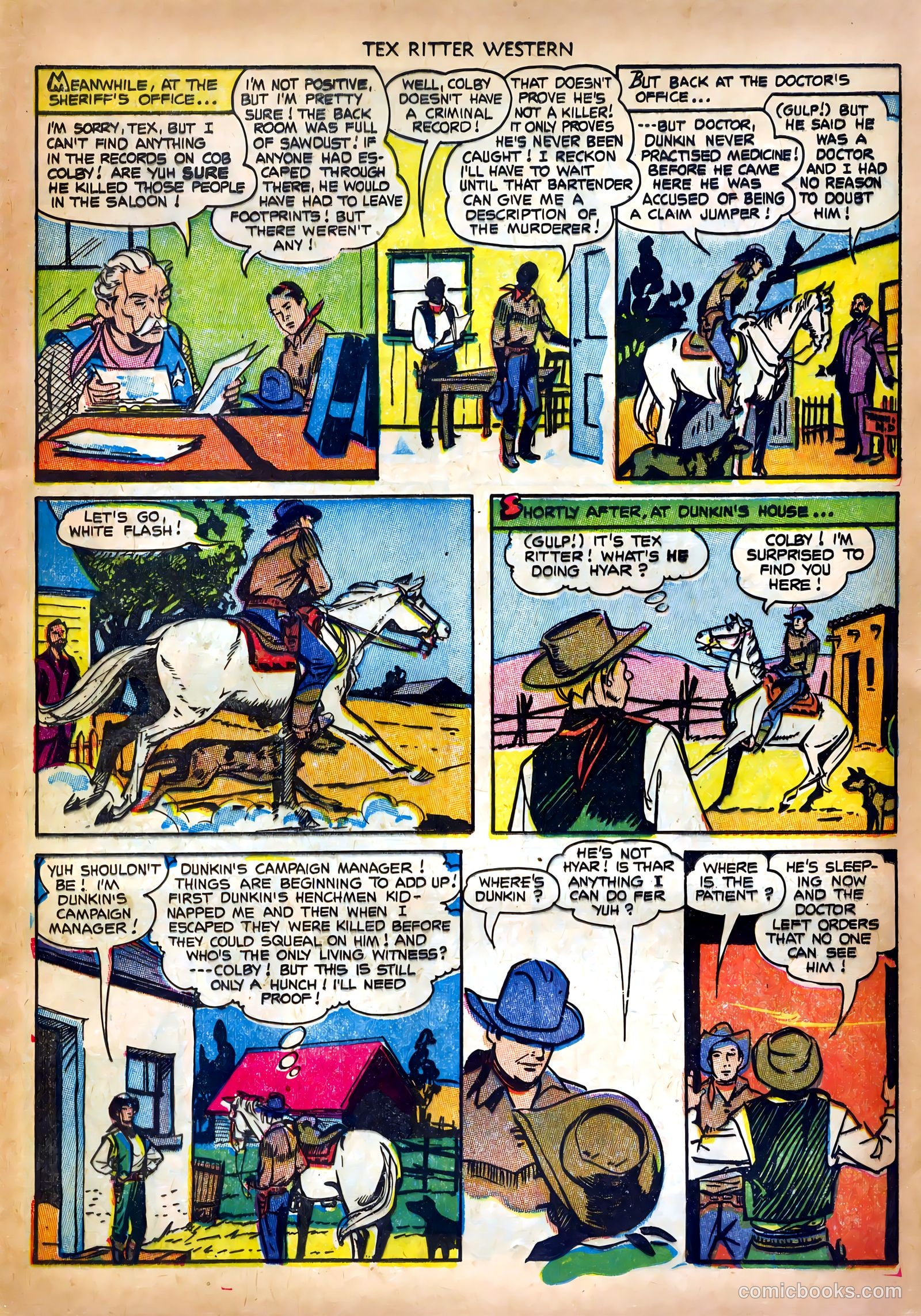 Tex Ritter Western #19 — page 13 of 36