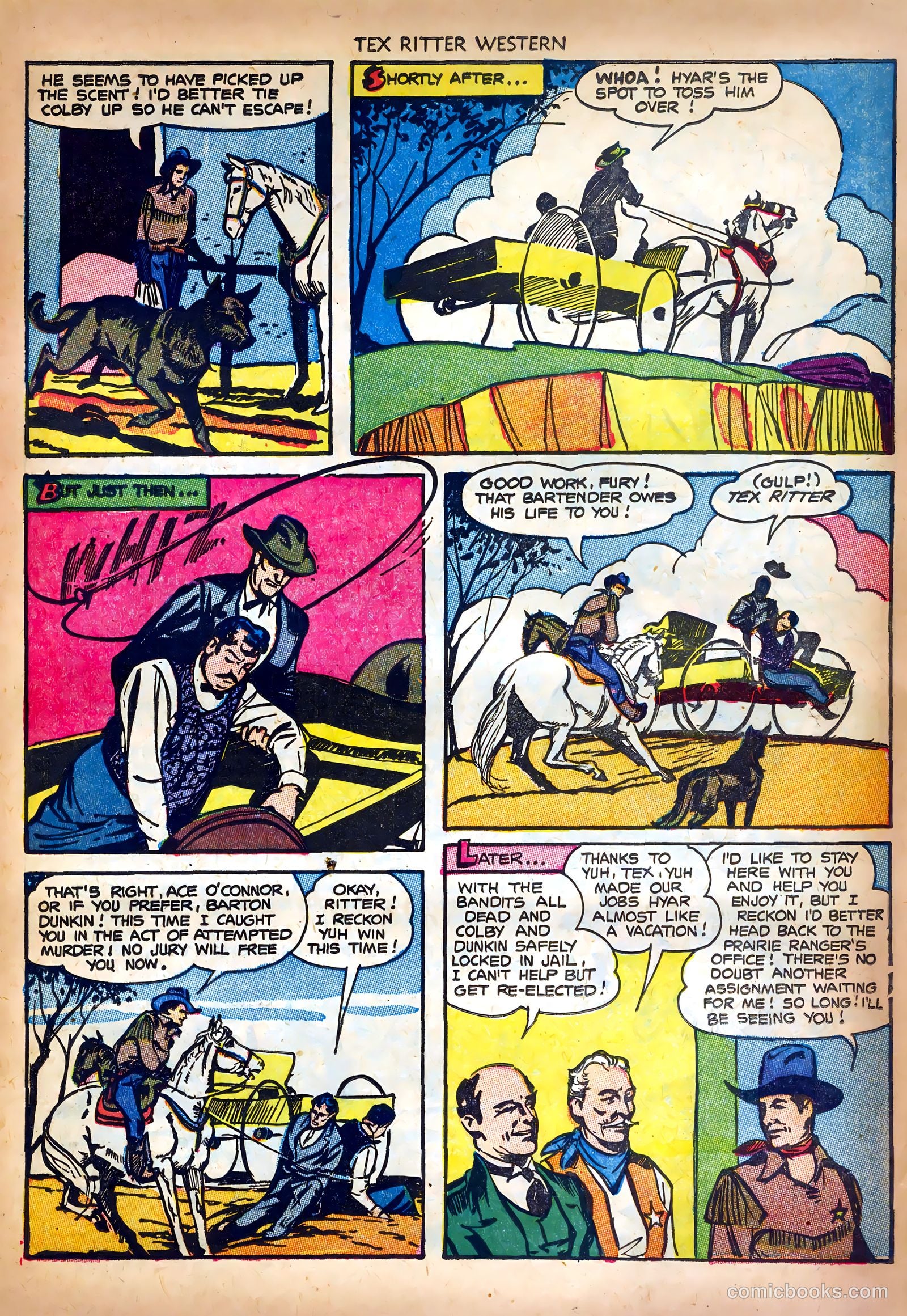 Tex Ritter Western #19 — page 15 of 36