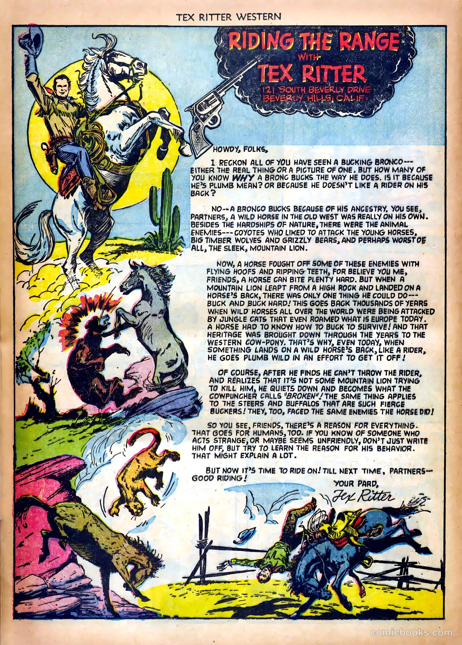 Tex Ritter Western #19 — page 16 of 36